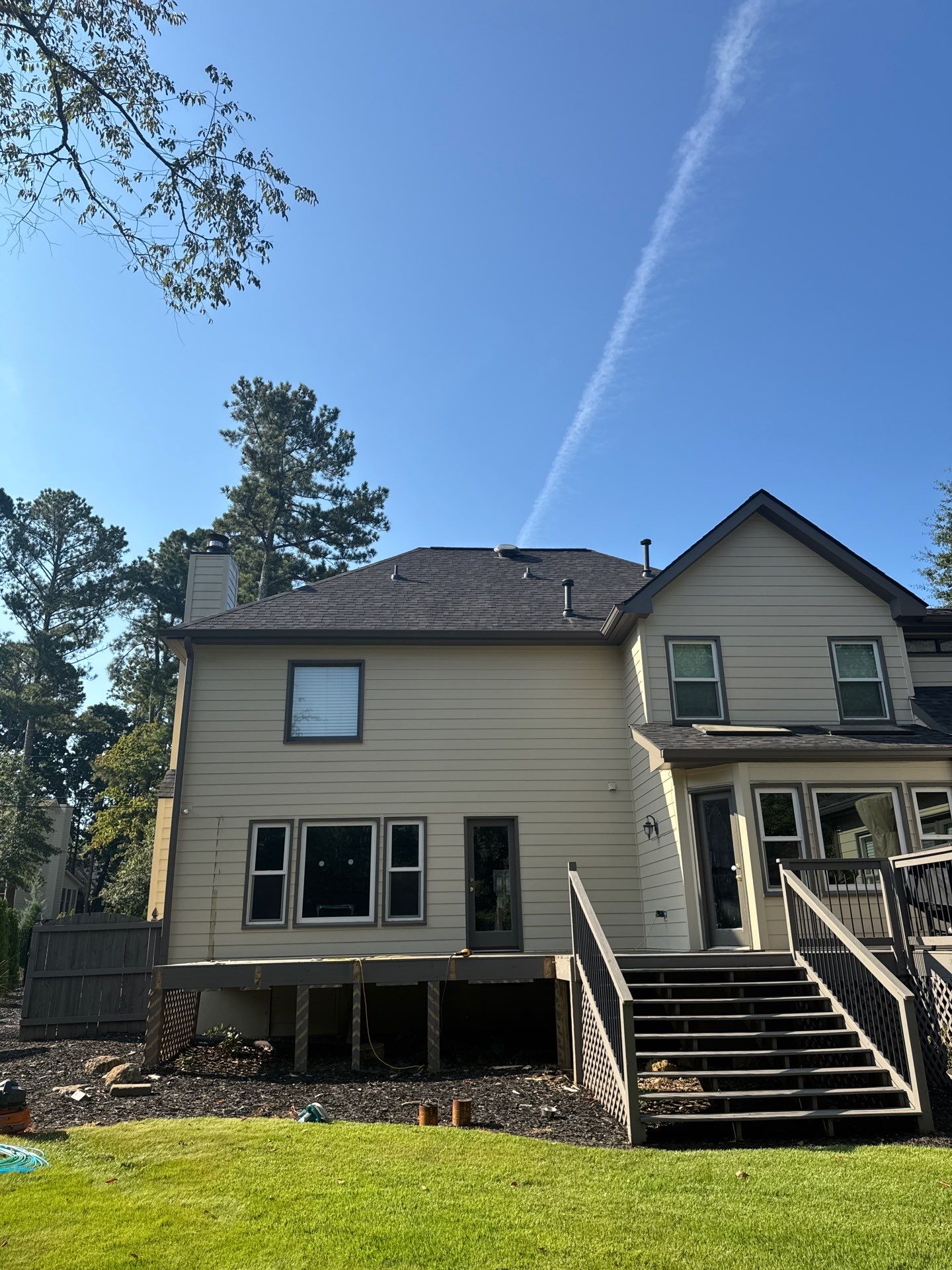 Custom Multi-Level Composite Deck and Screened-In Porch in Marietta by Swift Home Renovations