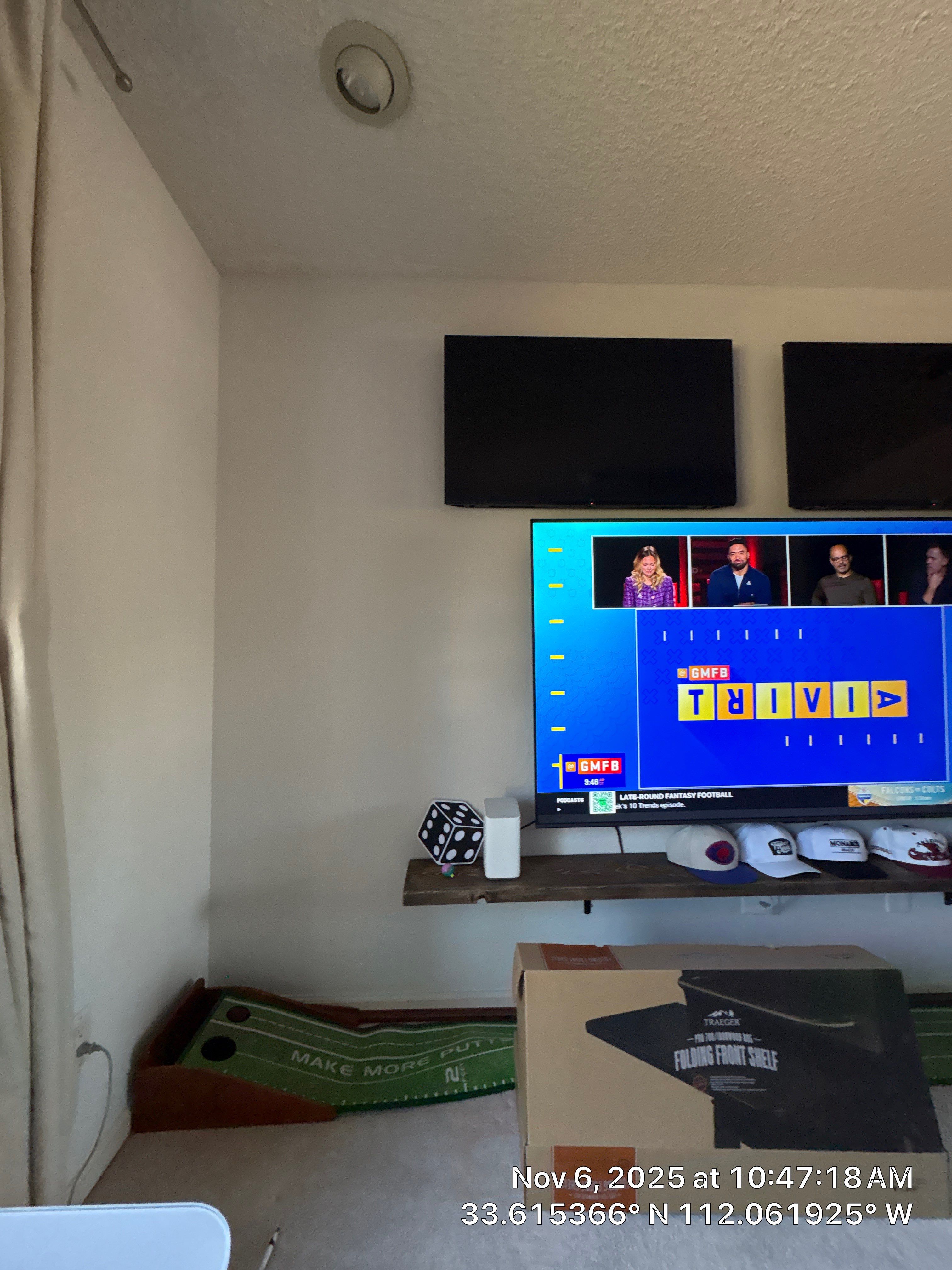 TV wall in office by CompanyCam Sales Demo