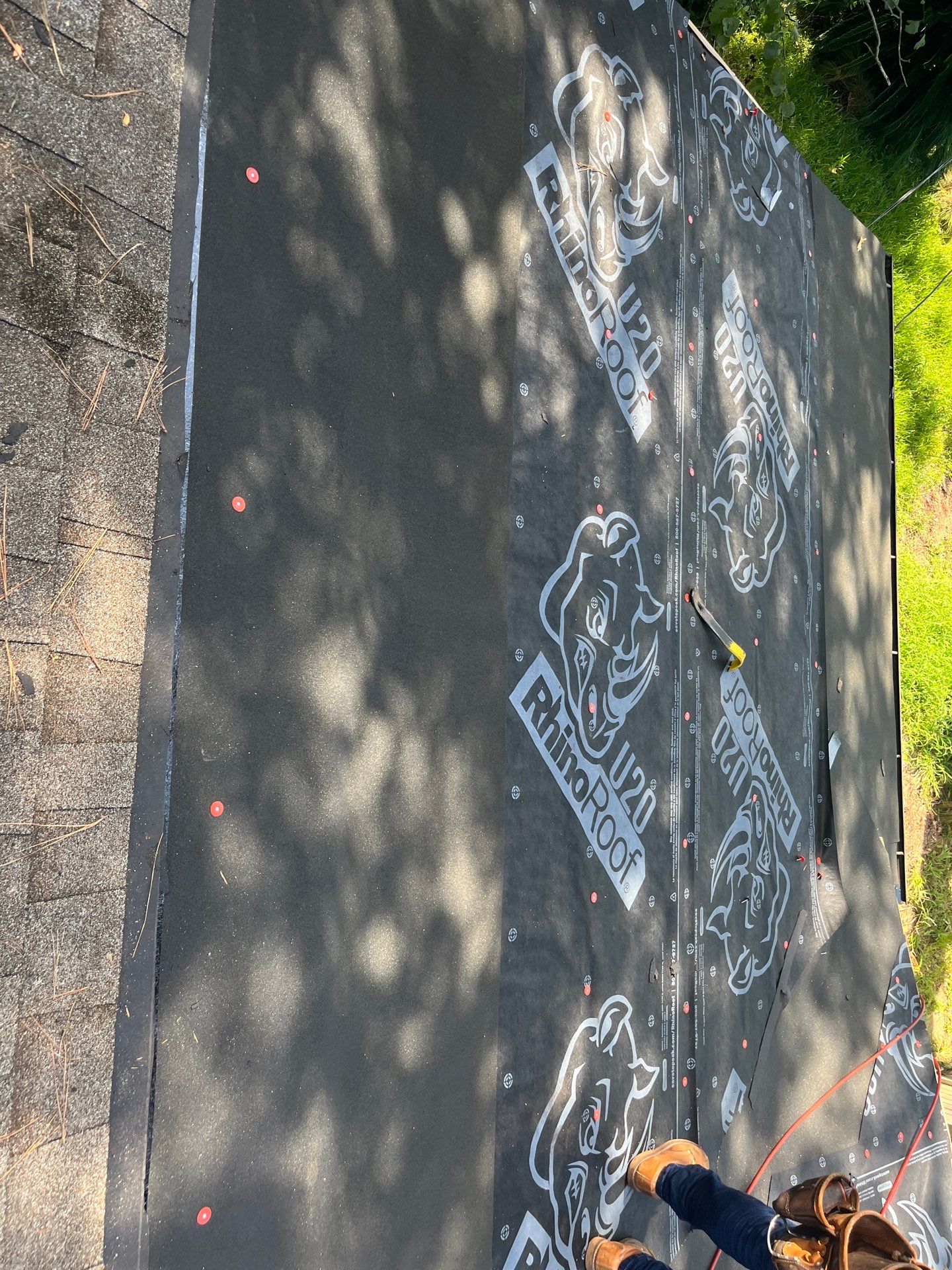Residential Roofing Installation using Owen's Corning Duration (Lifetime) Shingles by Roof Repair Company