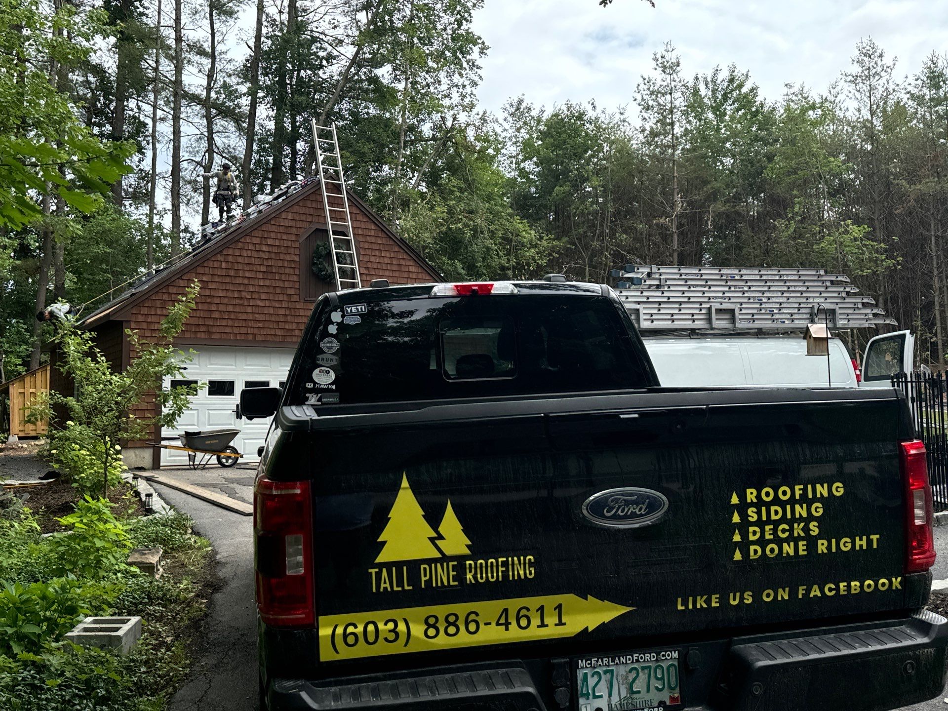Garage Roof in South Berwick, ME by Tall pine roofing