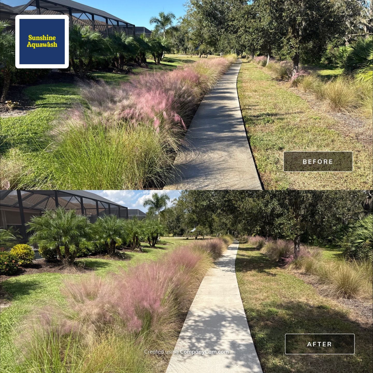HOA Community Cleaning in River Wind | Sidewalk & Curb Pressure Washing in Bradenton, FL by Sunshine AquaWash