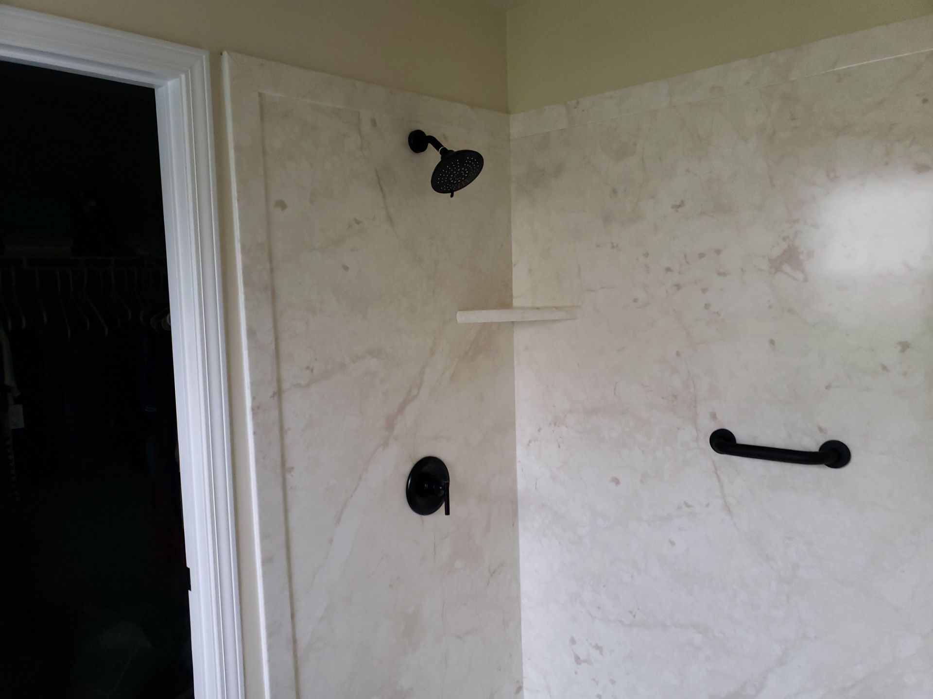 🚿 Budget-Friendly Bathroom Upgrade – No Grout, No Hassle! by A Step Above Handy LLC