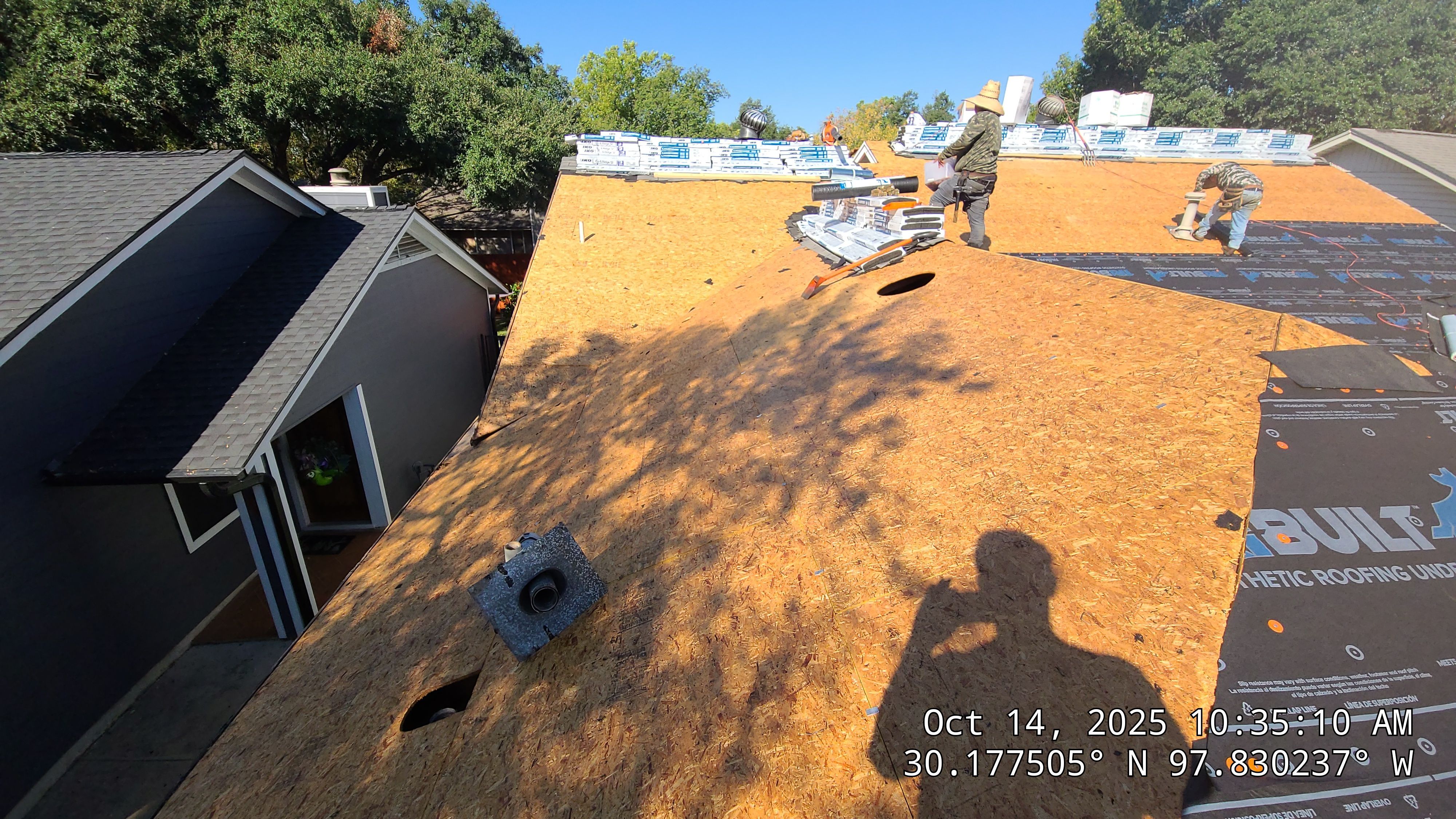 Residential Roof Replacement and Decking Repair in Austin by Caliber Restoration LLC