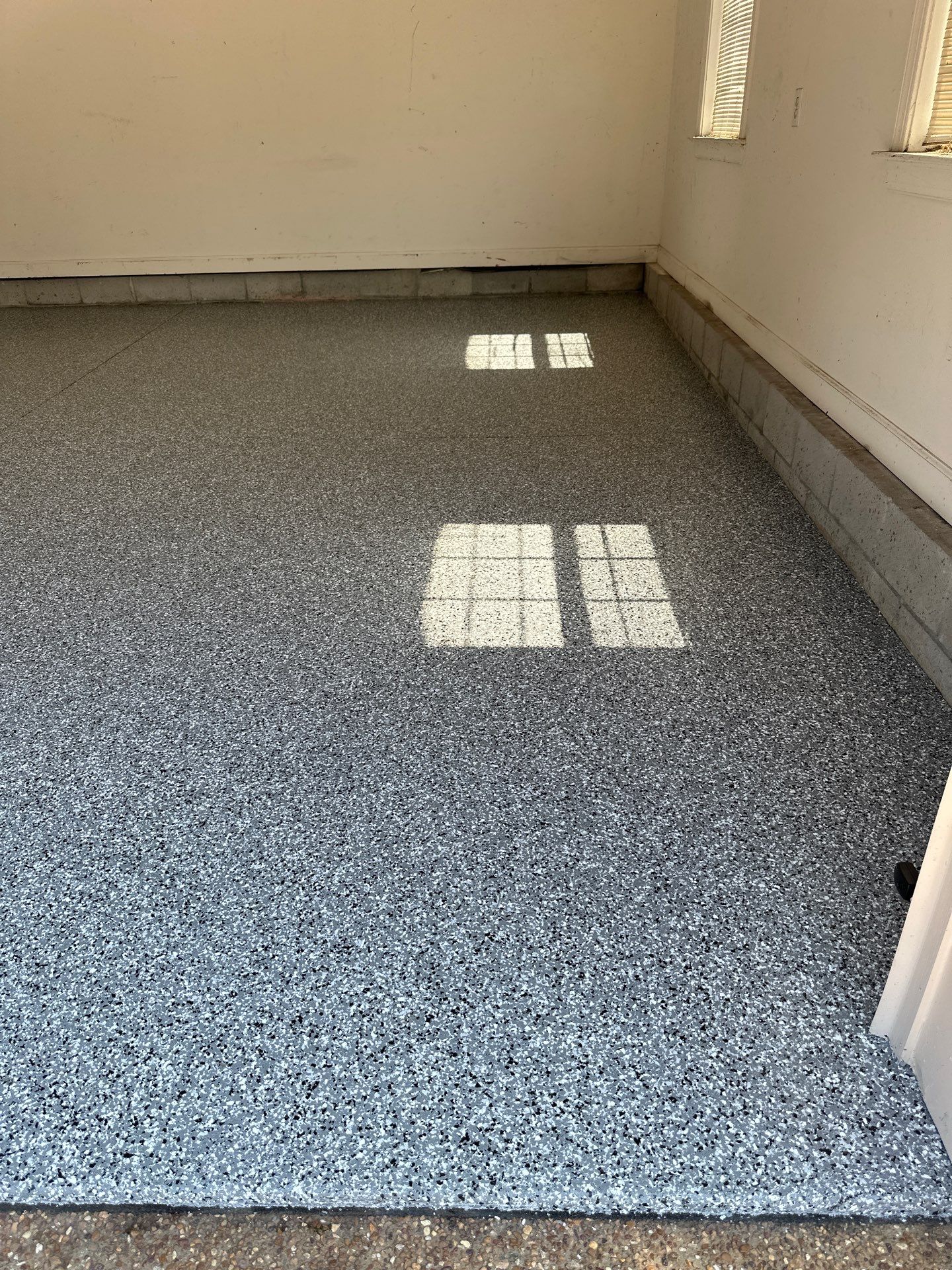 Garage Floor Coating using Wombat by My Garage Floor Guys
