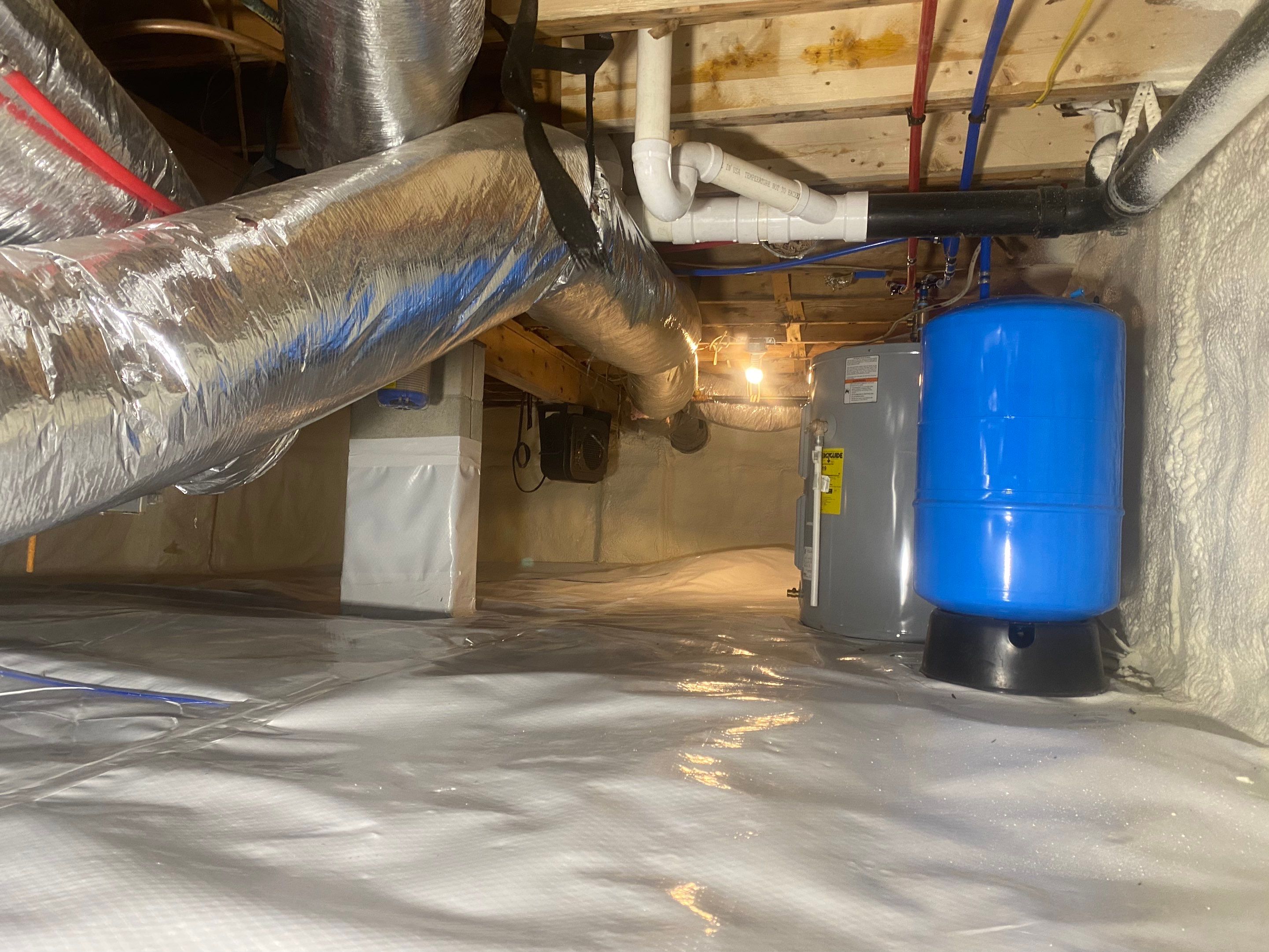Crawlspace repair using cleanspace by Burke Home Services