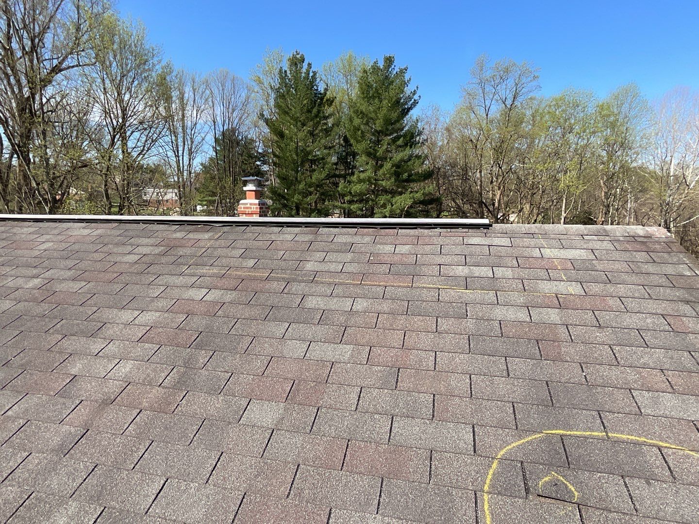 Residential Roofing Installation using Landmark Shingles Color Weatherwood by Alpha Design Services