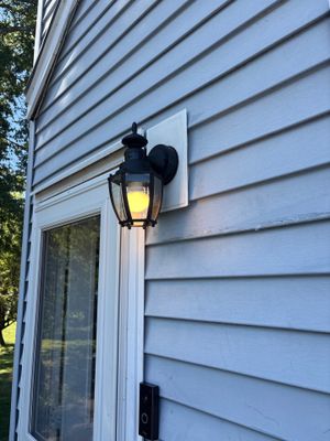   Entryway Sconce Install