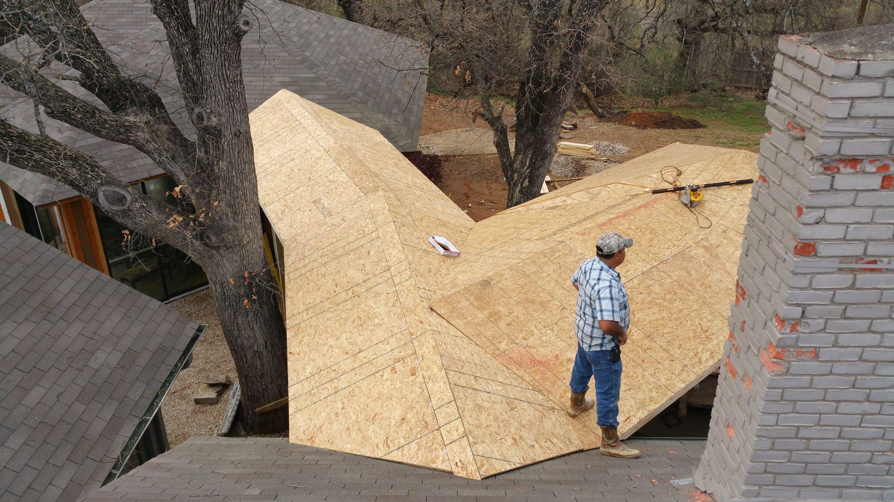 Covered Walkway Patio for a Private School by First United Roofing & Construction