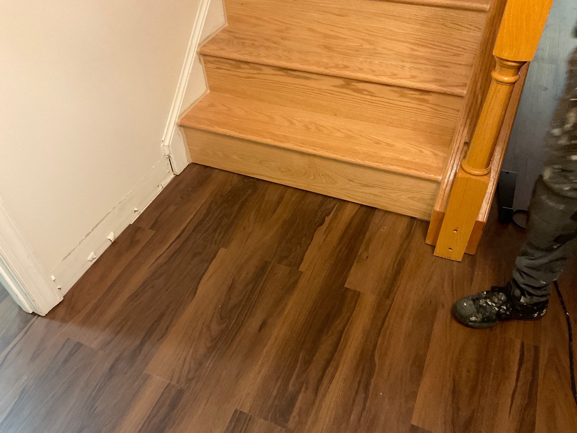New Gutters, New Floor, New steps, New Paint job by Alpha Design Services