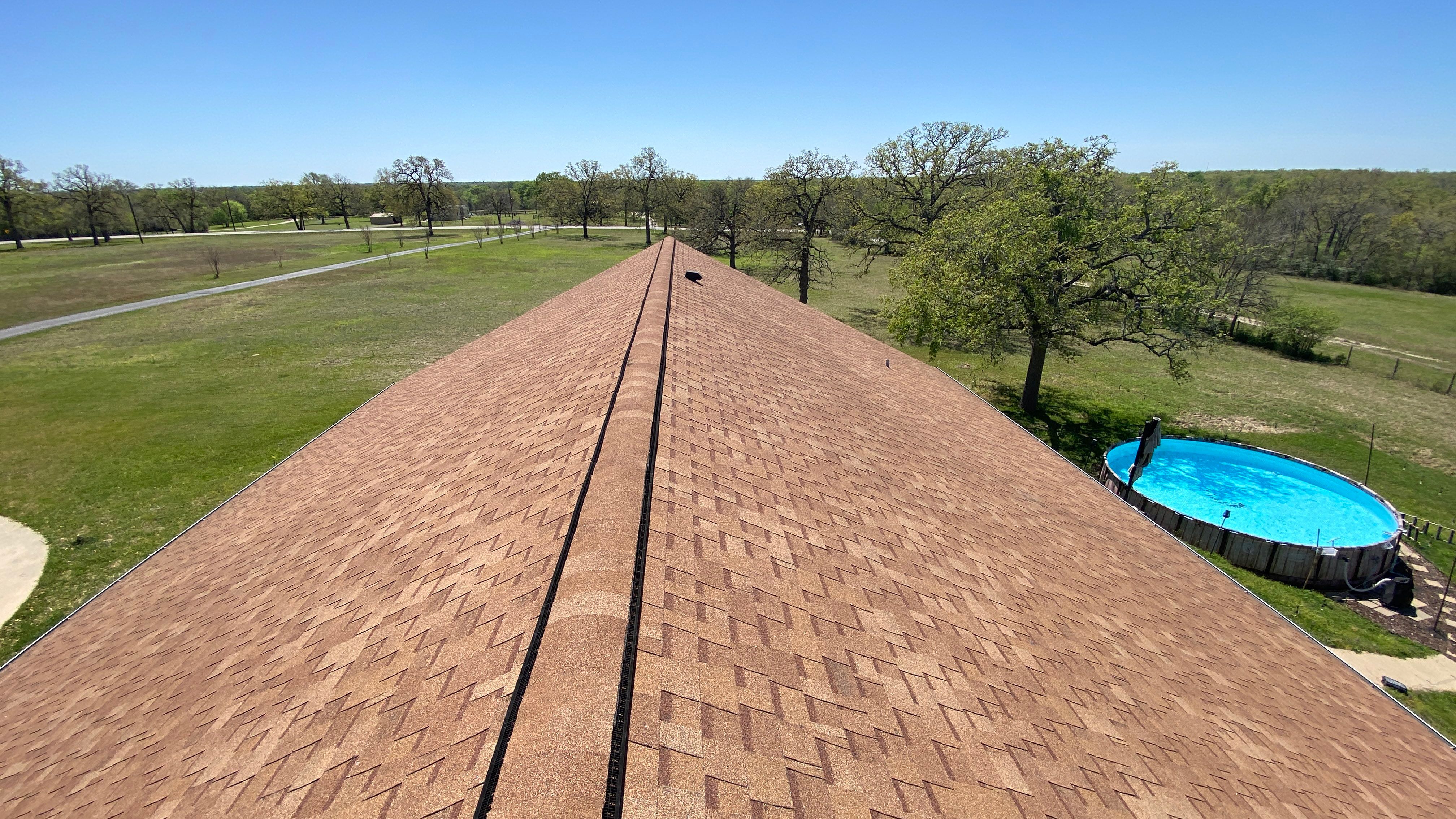 Residential Roof Replacement using GAF - HDZ - Slate by Action Exteriors Austin