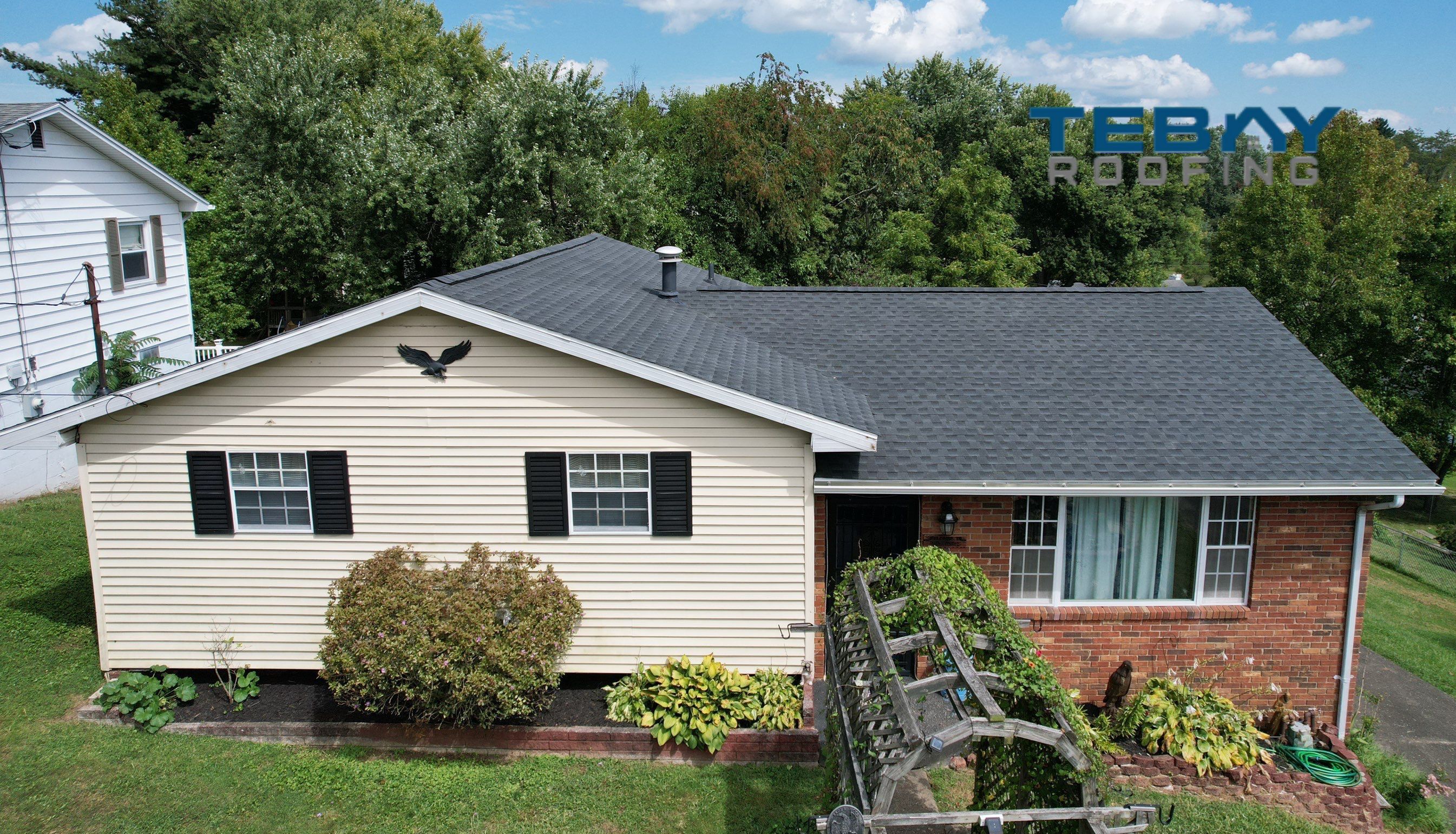 Residential Roofing Installation using GAF Timberline HDZ, Charcoal by Rainstoppers Roofing