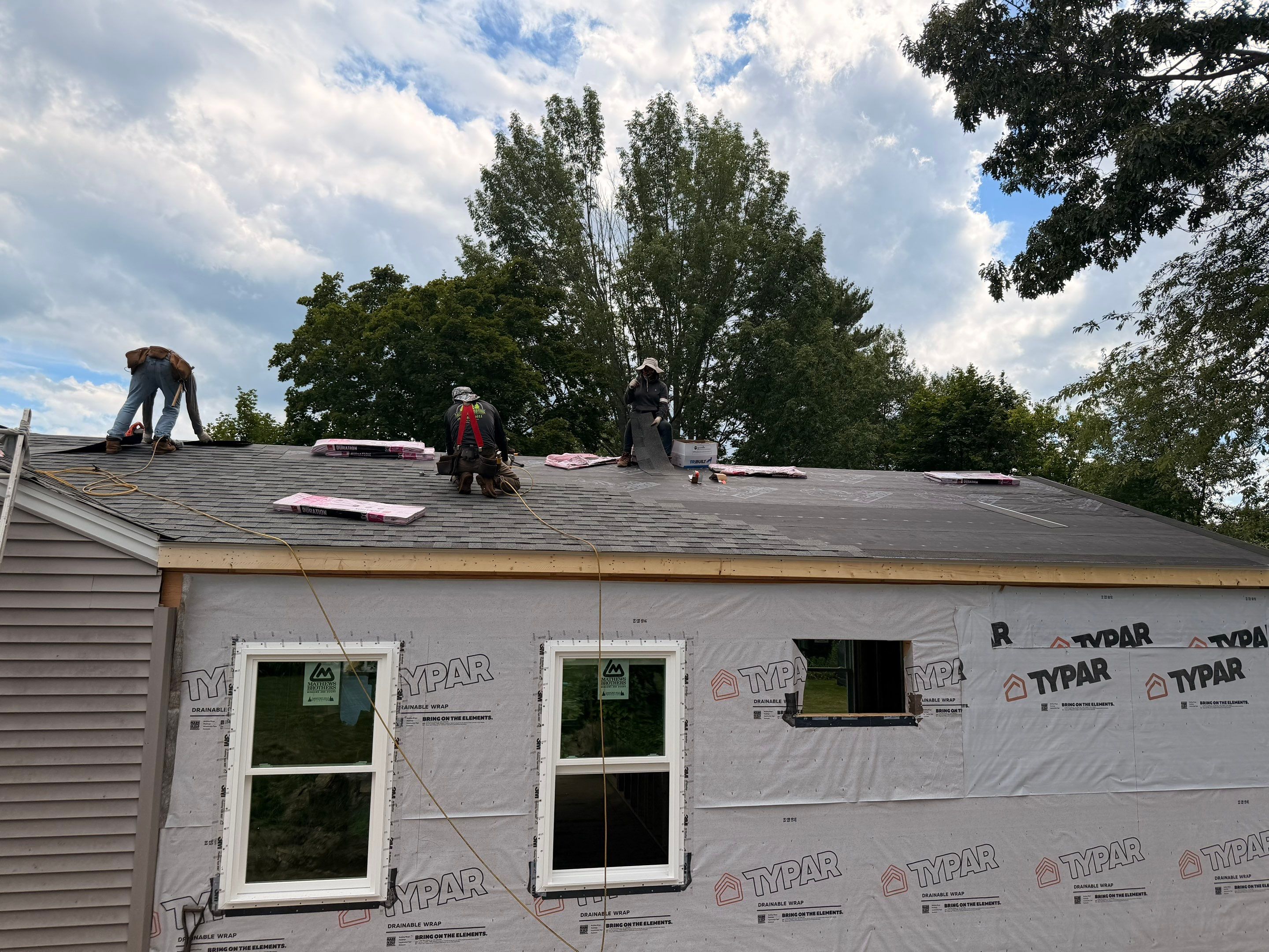 Dover, NH – Owens Corning Asphalt Shingle Roof Installation for Home Addition by Tall pine roofing