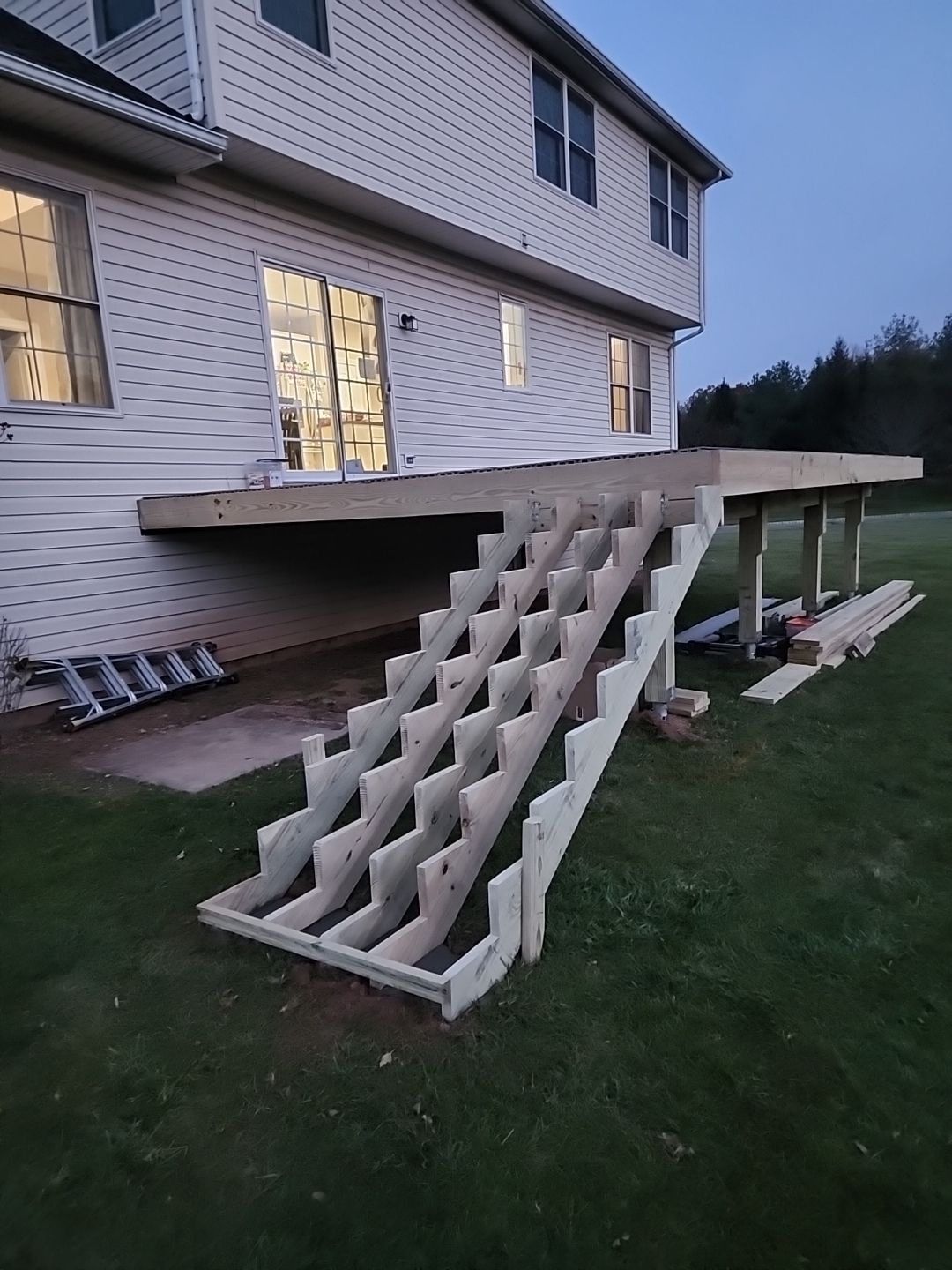 New Deck in Flemington by deck guardian