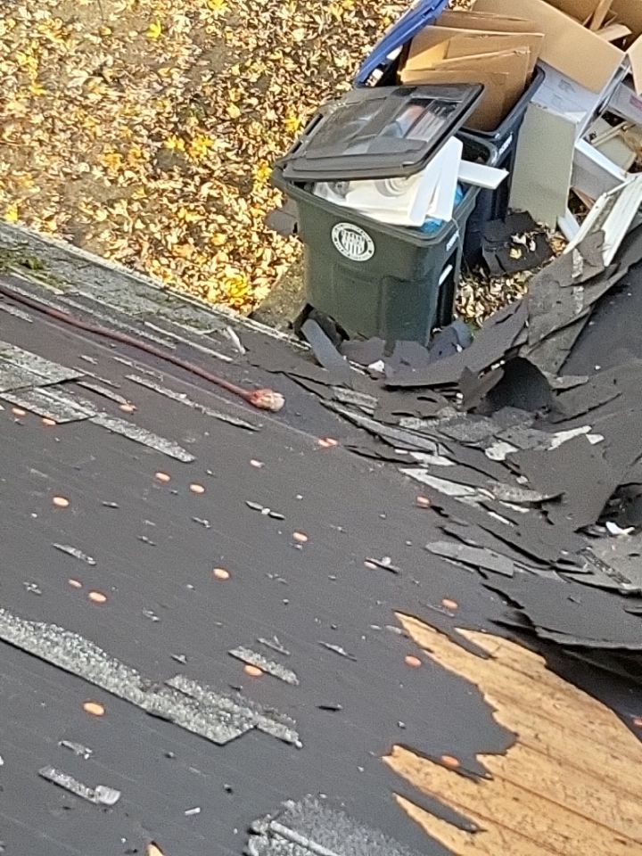 ATLAS PINNACLE COLOR: SCOTCHGARD COASTAL GRANITE DRIP EDGE: WHITE by Eagle Eye Roofing