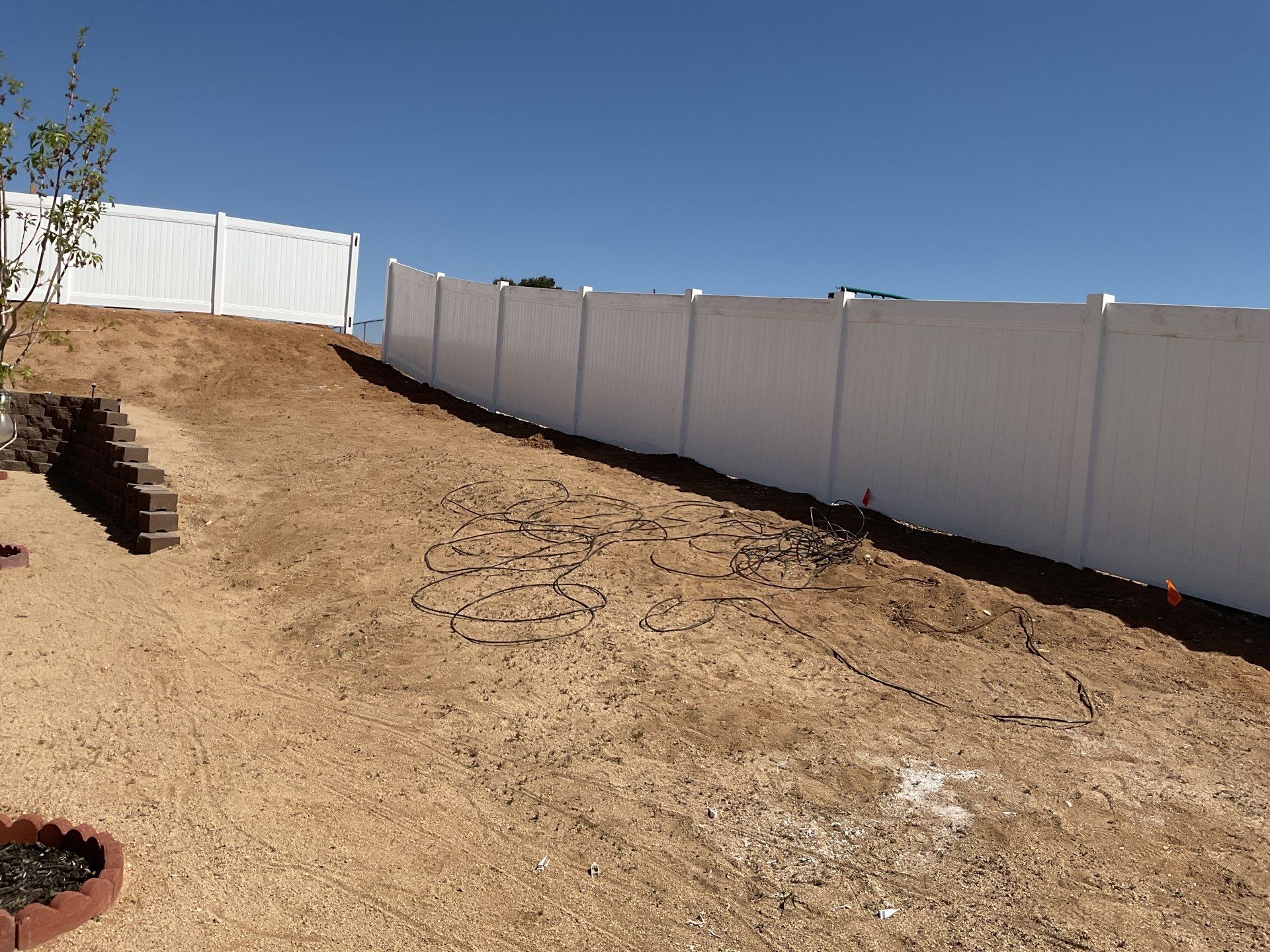 Fence Installation using Vinyl by Fence Guys Inc. 