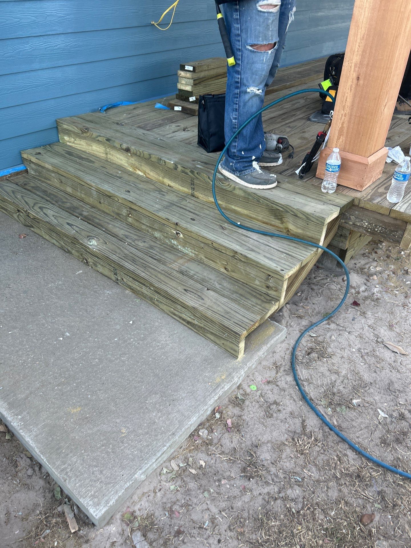 Customized Cabin by Bayfront Roofing and Construction