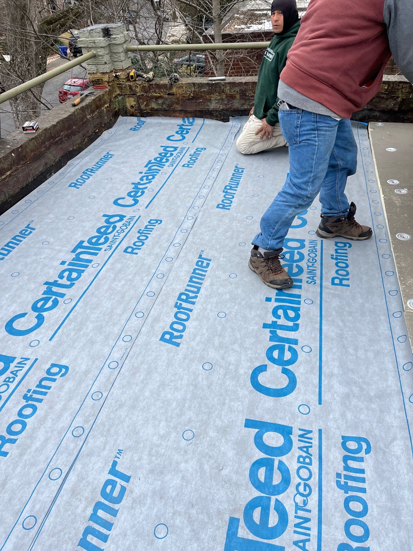 Arlington Flat TPO Roof Installation by RM Banning, Inc.