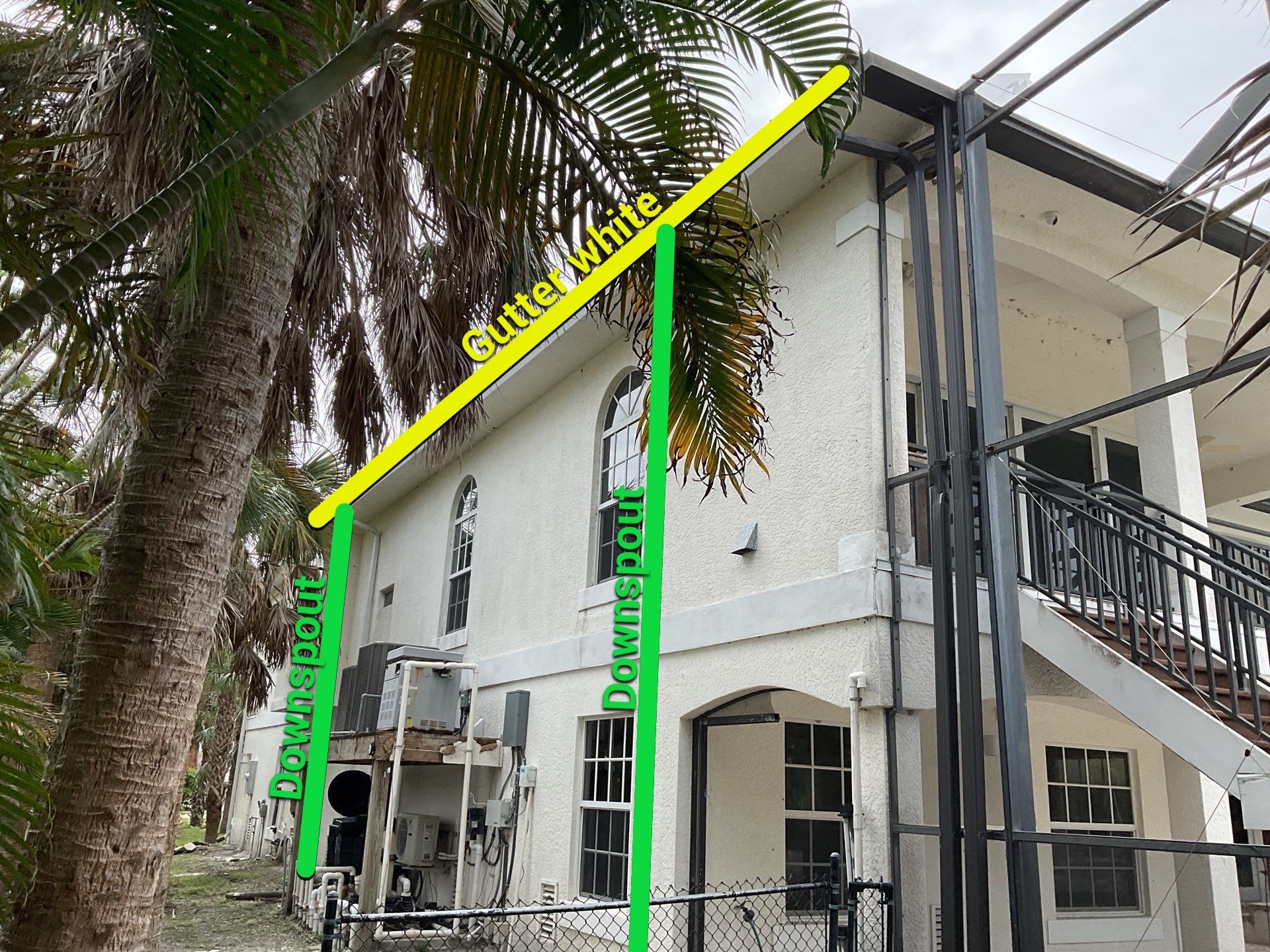 Commercial Gutters for Resorts in Sanibel FL by Gutter Professors