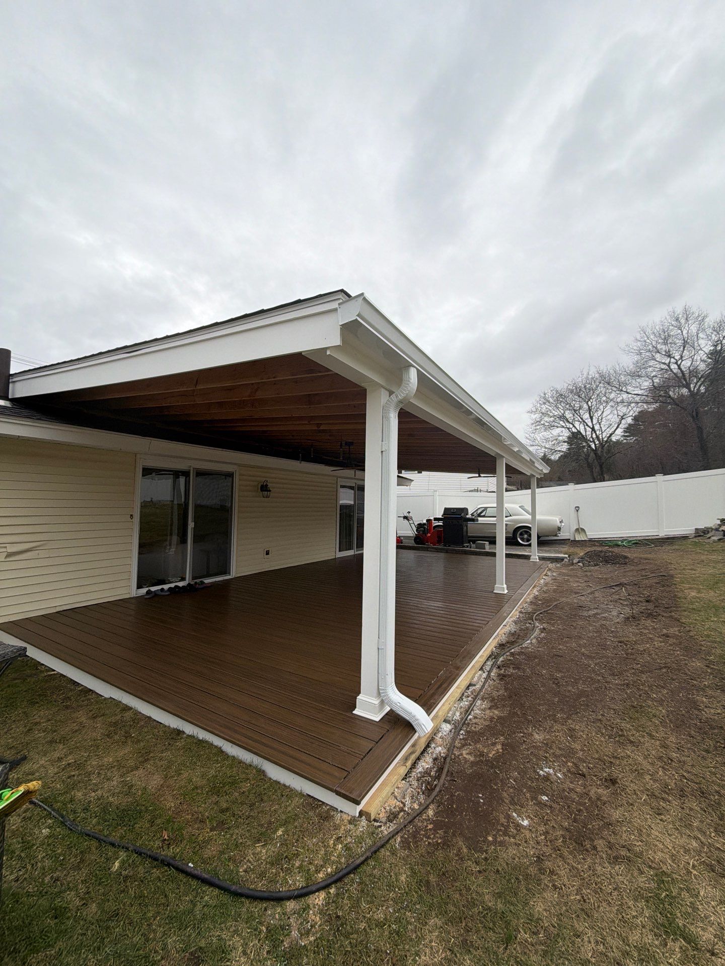 Composite Deck Installation in Hudson by UBrothers Construction