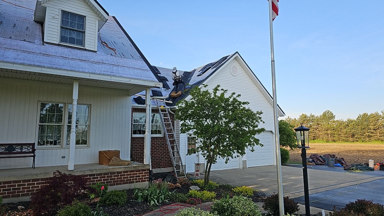 Residential Roofing Installation using Euro Shield Beaumount Shake Black by Nitro Roofing and Construction