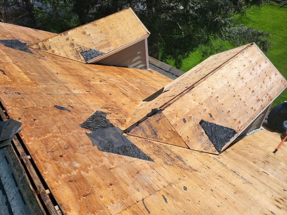 Residential Roofing Installation using onyx black by A Plus Exterior