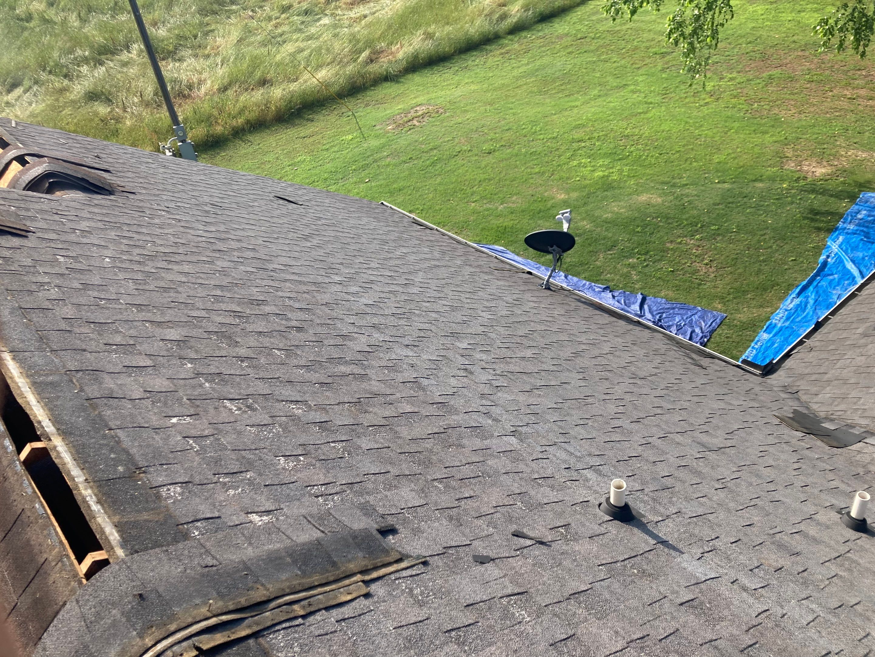 Residential Shingle Reroof using Malarkey Vista by Hostetler Roofing