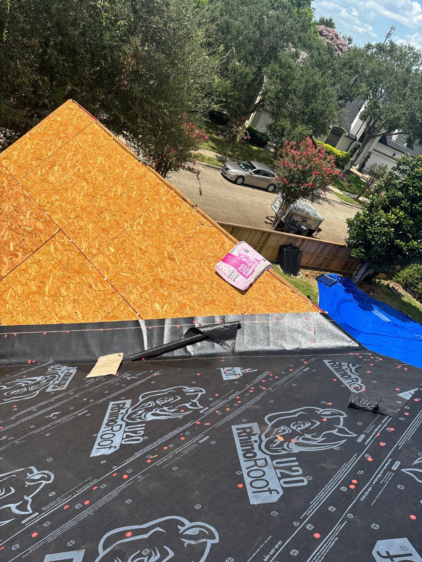 Residential Roofing Installation using Owen's Corning Duration (Lifetime) Shingles by Roof Repair Company