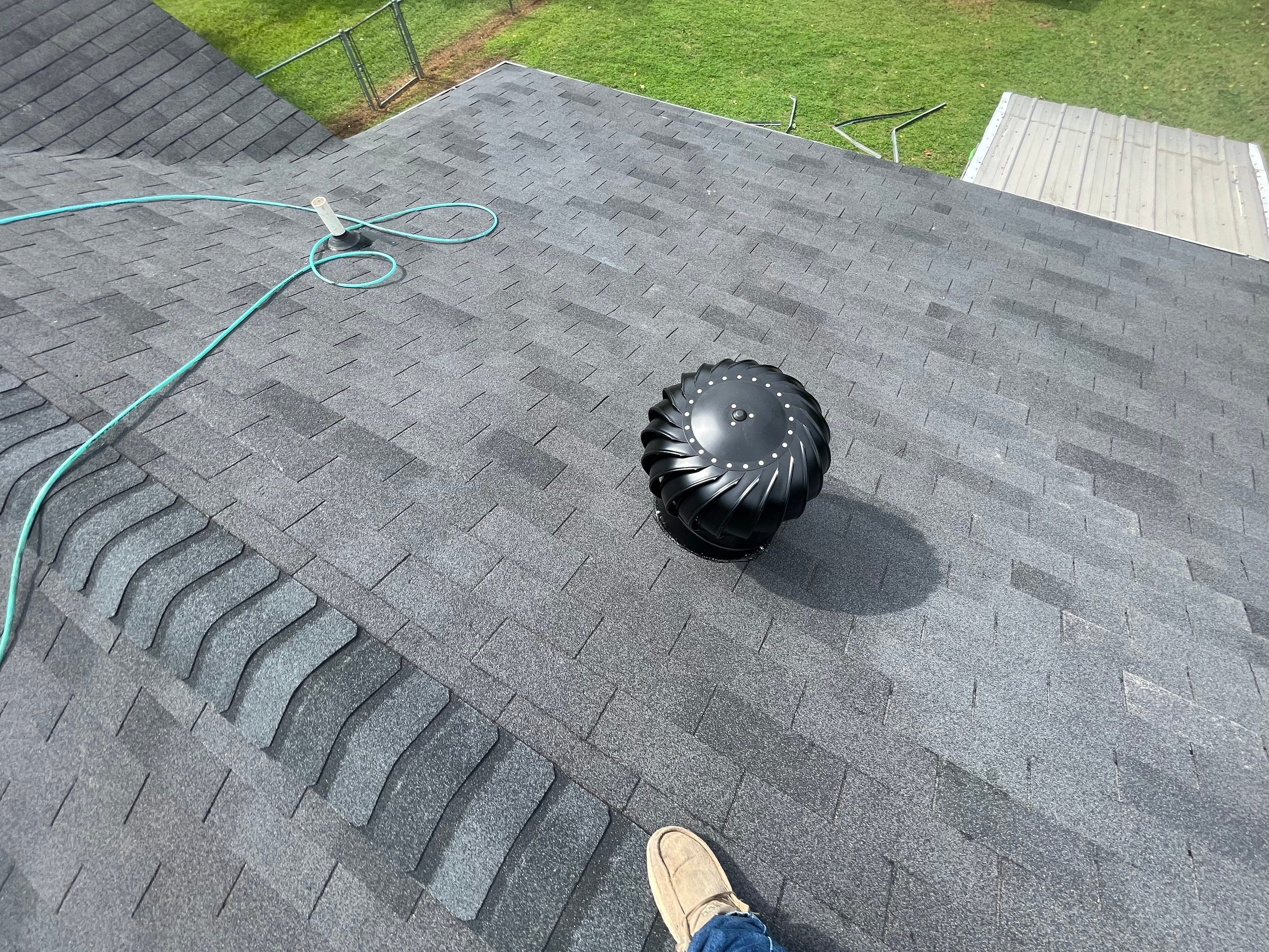 Residential Shingle Reroof using CertainTeed XT25: Moire Black by Hostetler Roofing