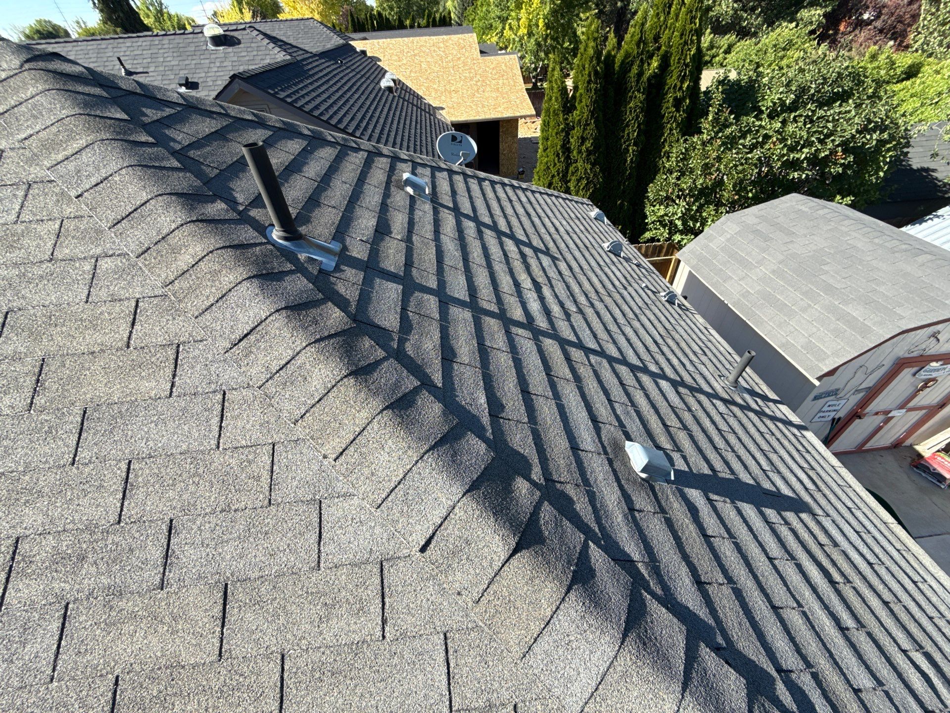 Architectural Shingle Roof Replacement and New Ventilation in Boise by Olive Roofing