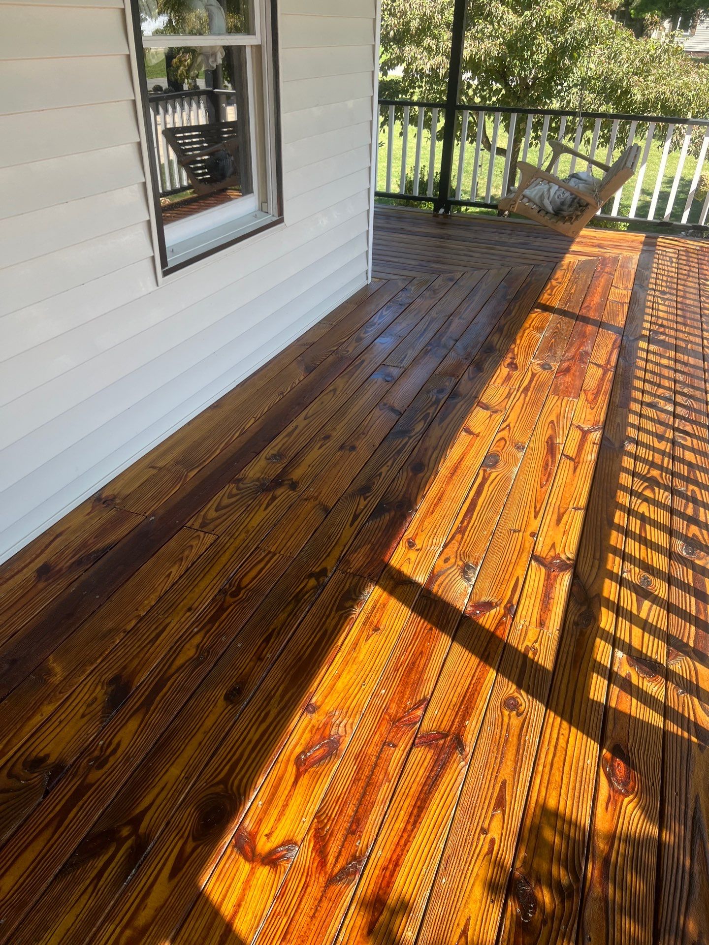 Weathered Deck using Wood Sealant by DuraSeal