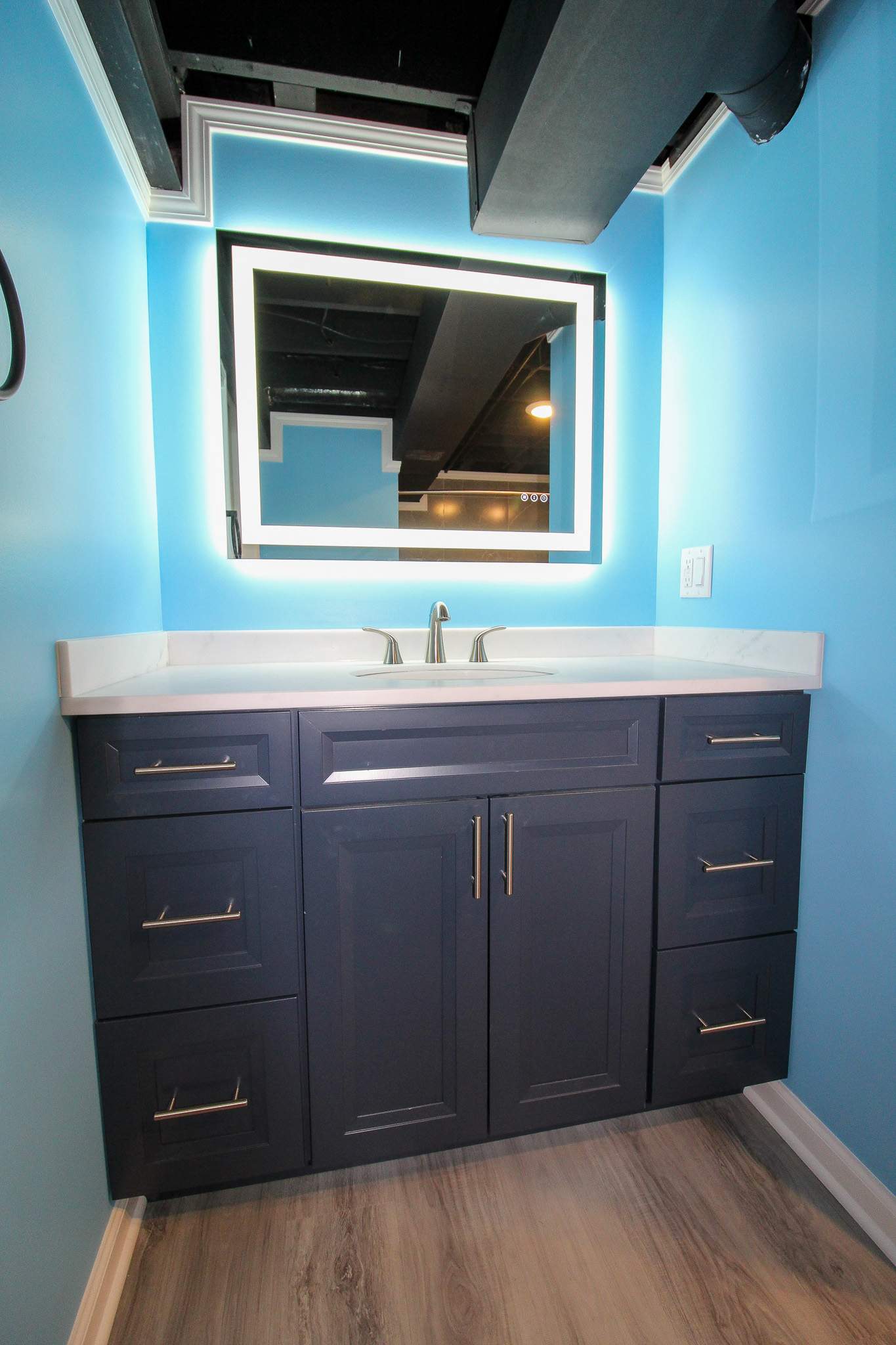 Basement Bathroom Remodel by Ivy Lea Construction