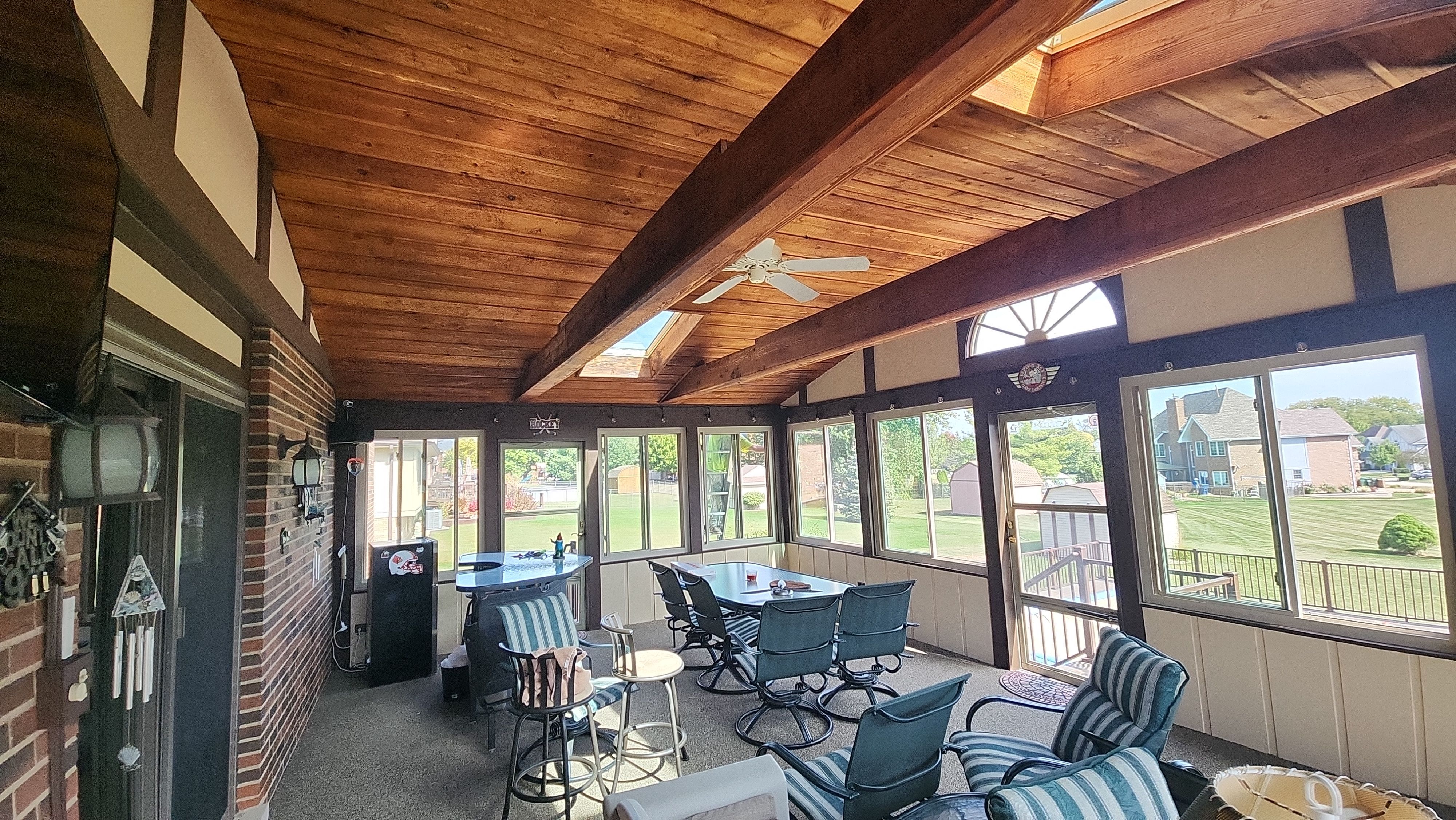 Exterior Painting, Sunroom Painting & Wood Trim Painting in Lockport by Powers Painting & Decorating, LLC