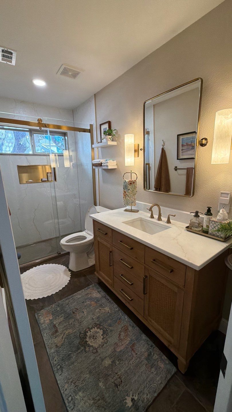 Roger’s Ranch Tub-to-Shower Conversion & Bathroom Remodel in San Antonio by Legacy Bath and Kitchen