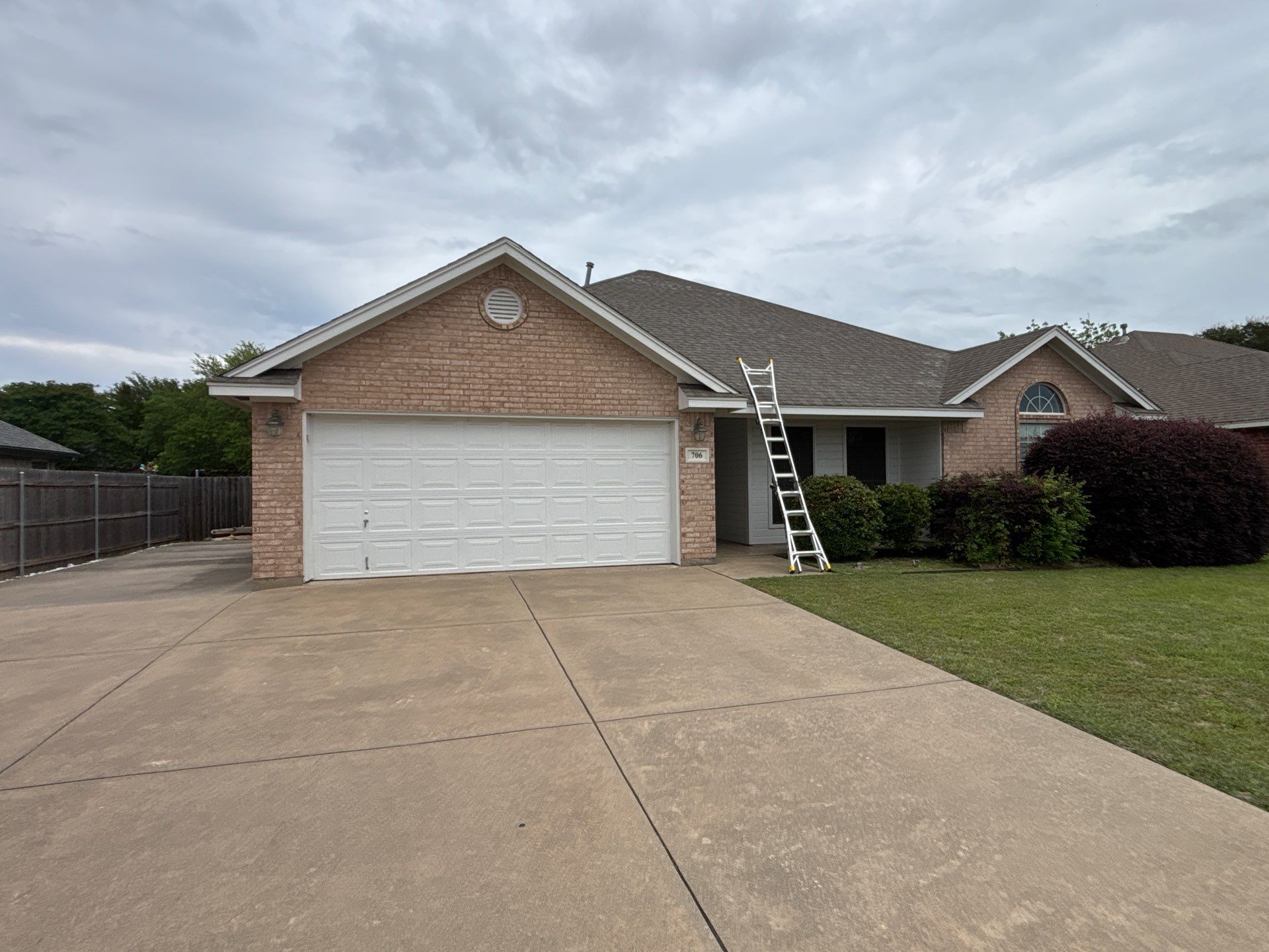 Cleburne Storm Restoration In time for Closing. by Berry Good Roofing 