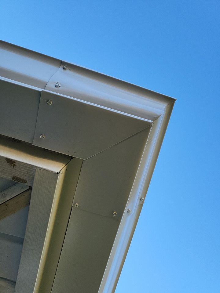 Gutter Installation using K-Style Seamless Gutters by Gutter Professors