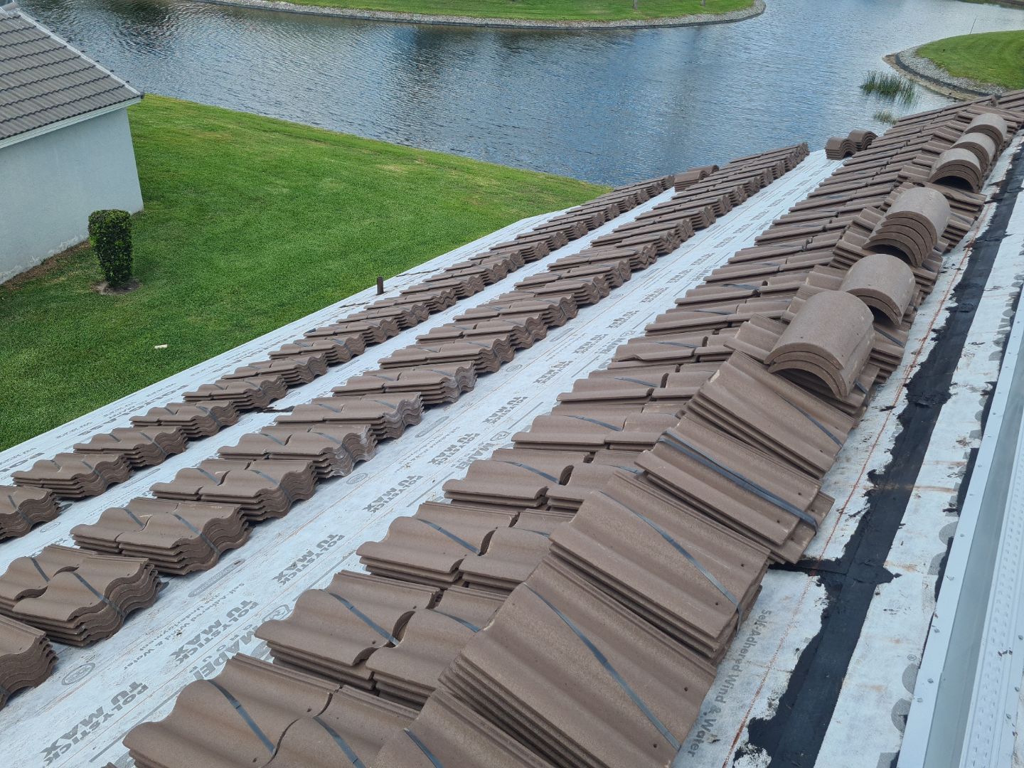 Residential Roofing Installation using WestLake Roofing Tile by BLUES BROTHERS ROOFING