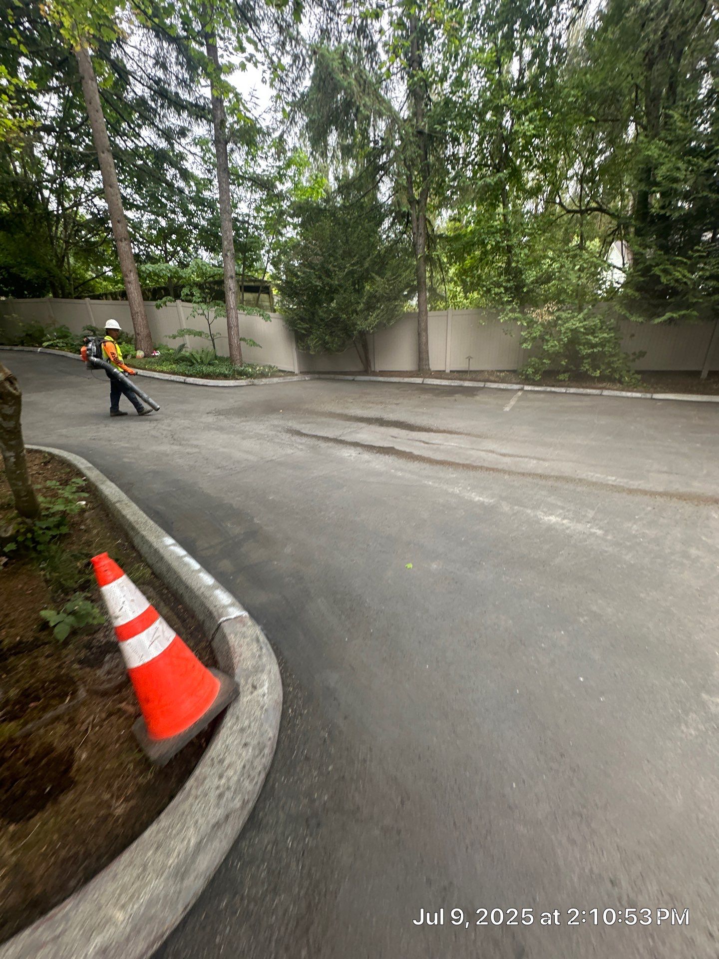 Curb Repaint | Seattle  by Jireh Asphalt & Concrete Inc 