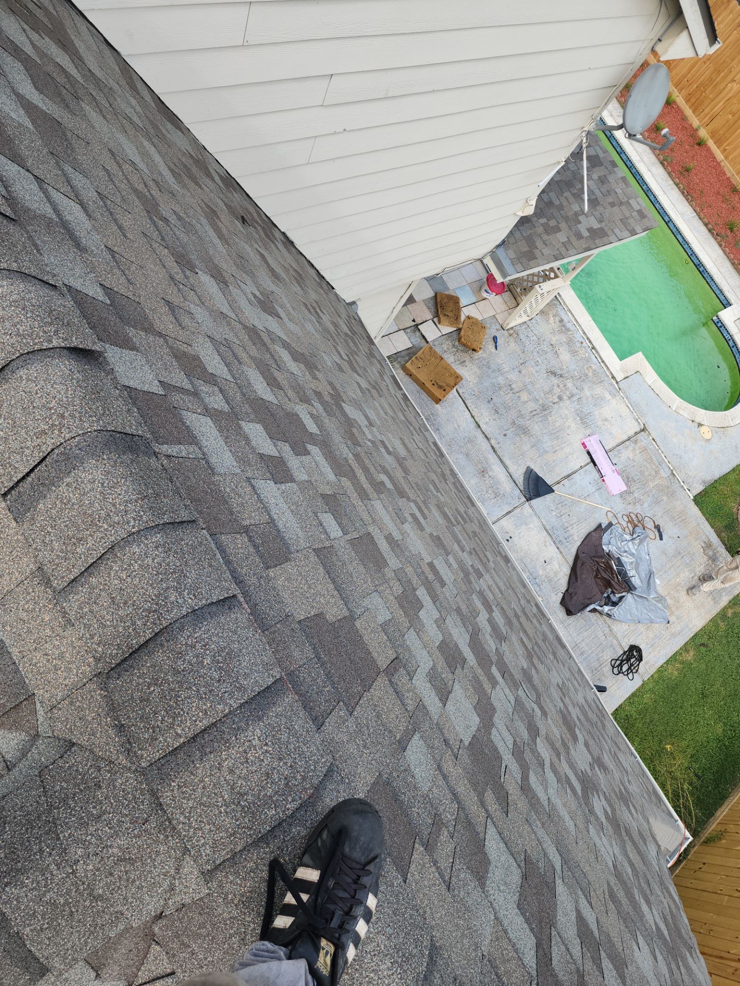Residential Roofing Installation using Owen's Corning Duration (Lifetime) Shingles by Roof Repair Company