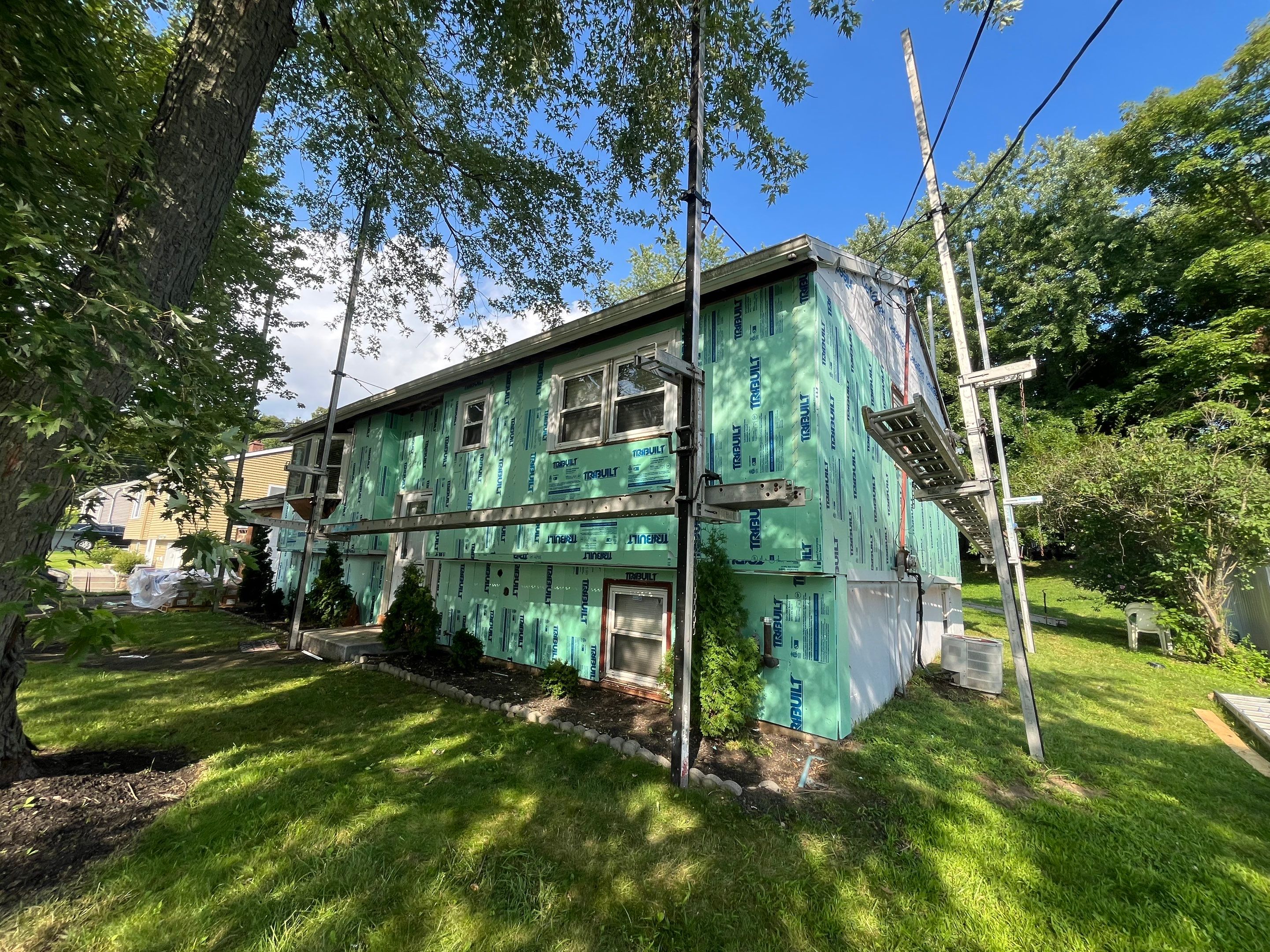 Siding Refreshment Using Cert. Monogram D/4 x 12'6'' Clapboard, Smoky Gray by DiGiorgi Roofing and Siding Inc