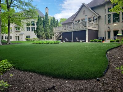 Full Backyard Lawn in Powell