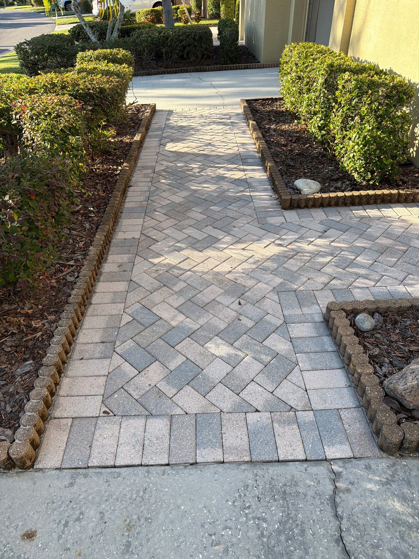 Full exterior surface restoration in Kingspoint Sun City Center by Supreme Paver Experts