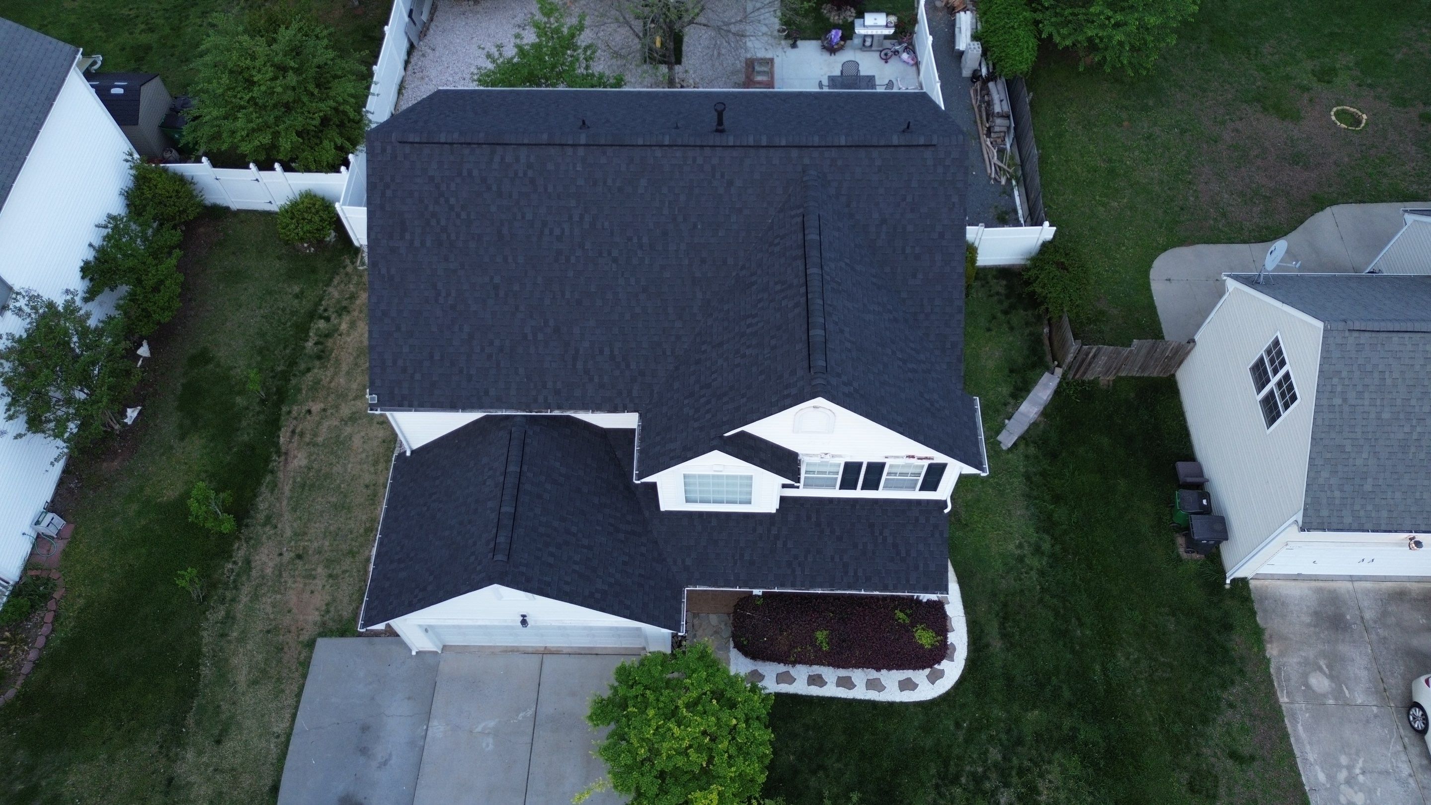 Roof and gutter replacement by hail damage by Just Brilliant Restoration JBR