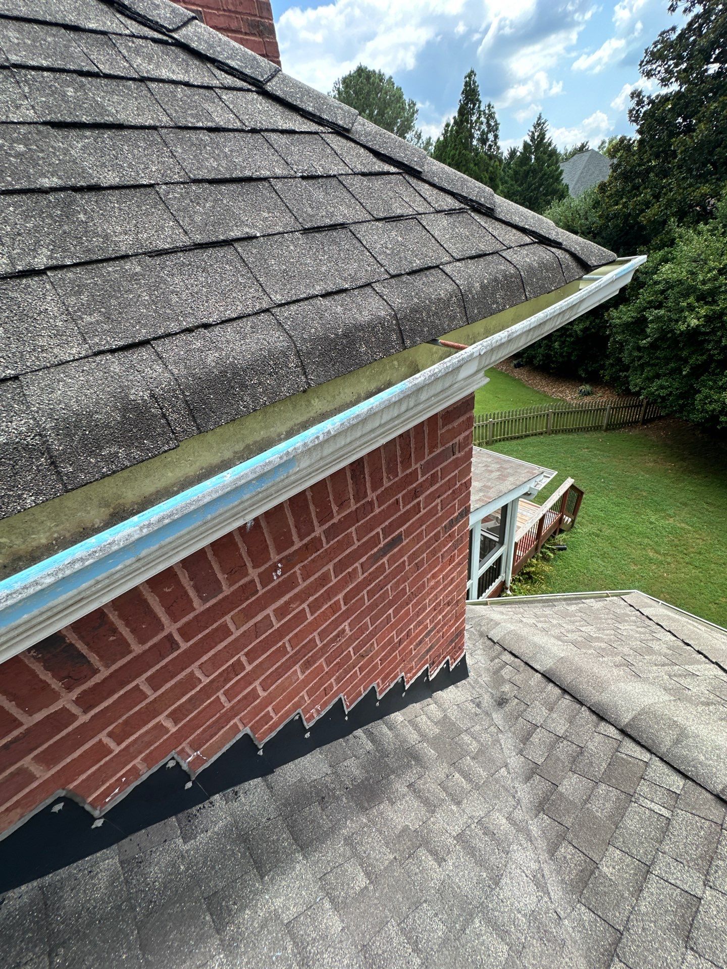 Dunwoody Mill Ct Gutter System & Chimney Cap Replacement   by Dom Roofing & Restoration