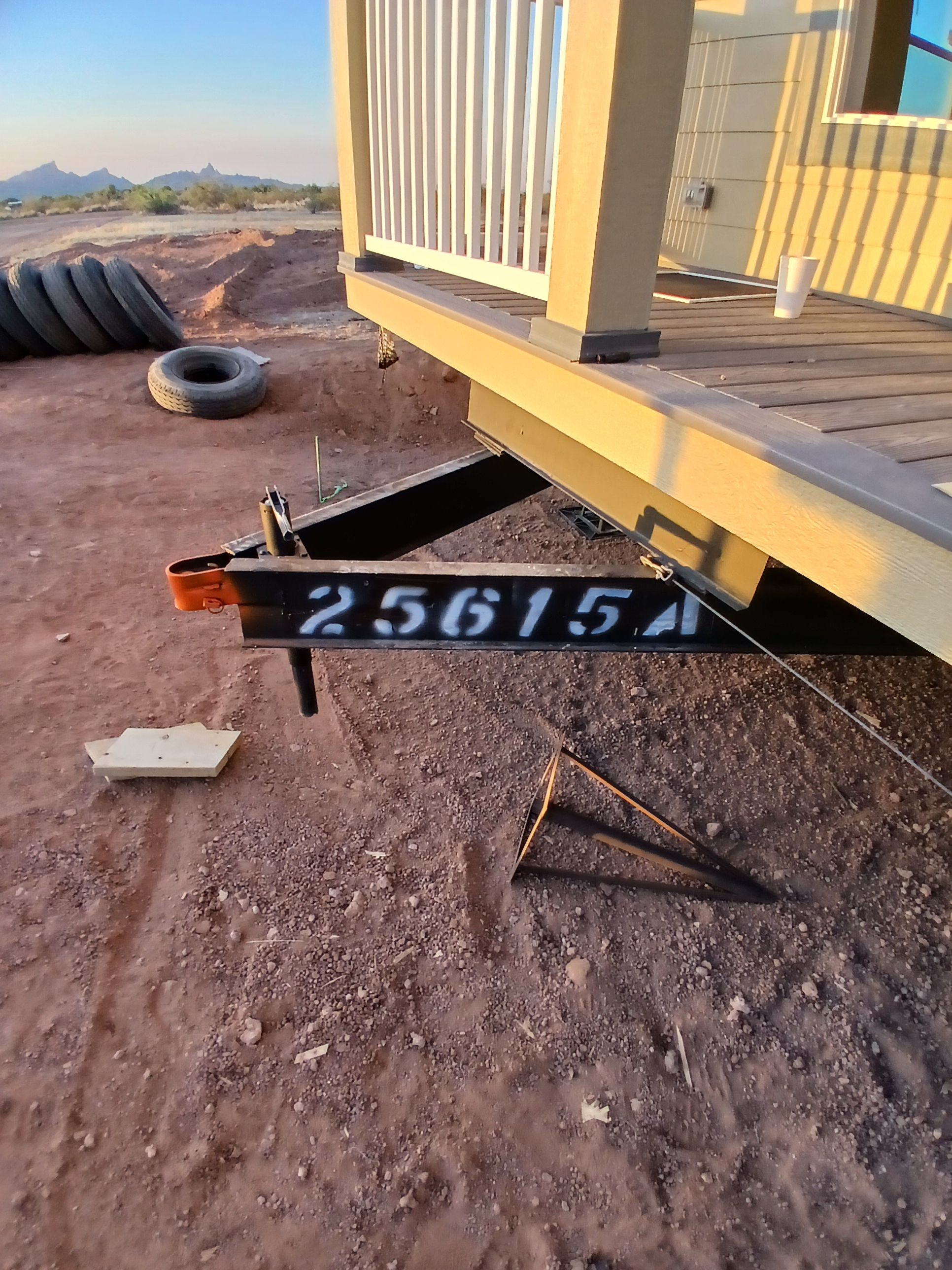 Project in Eloy by Mobile Home Installations