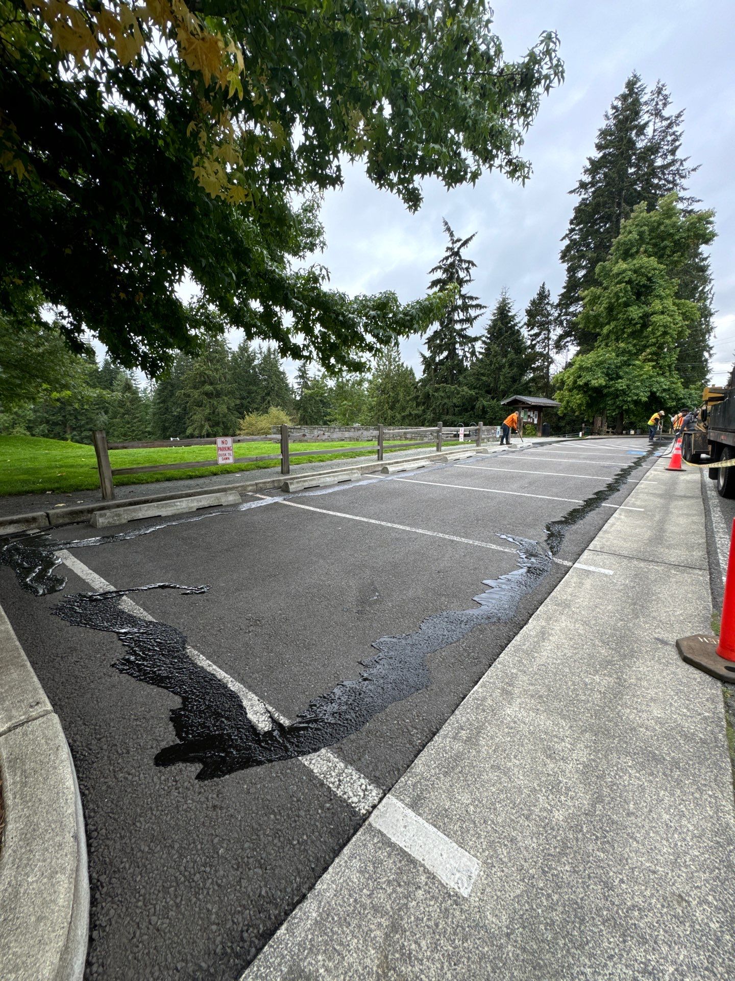 Big Rock Park | Parking Lot Sealcoating & Striping by Jireh Asphalt & Concrete Inc 