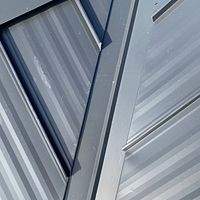 24ga 1.5" Mechanical Seam Matte Black by Total Roofing System The Metal Roof Experts