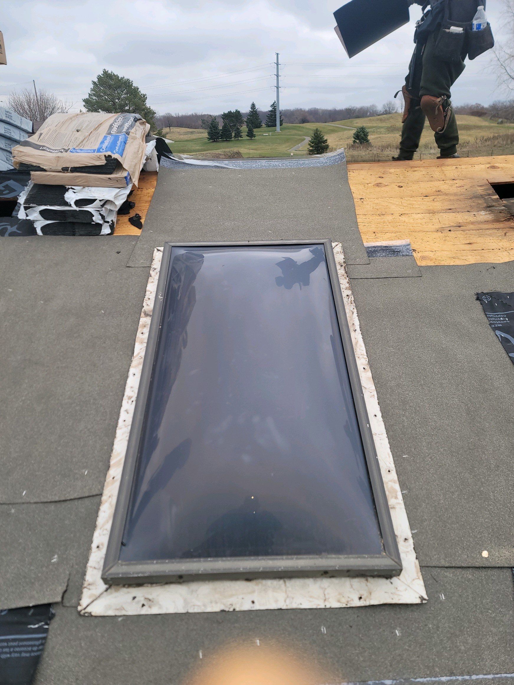 Residential Roofing Installation using IKO Dual Black by JNR Roofing LLC