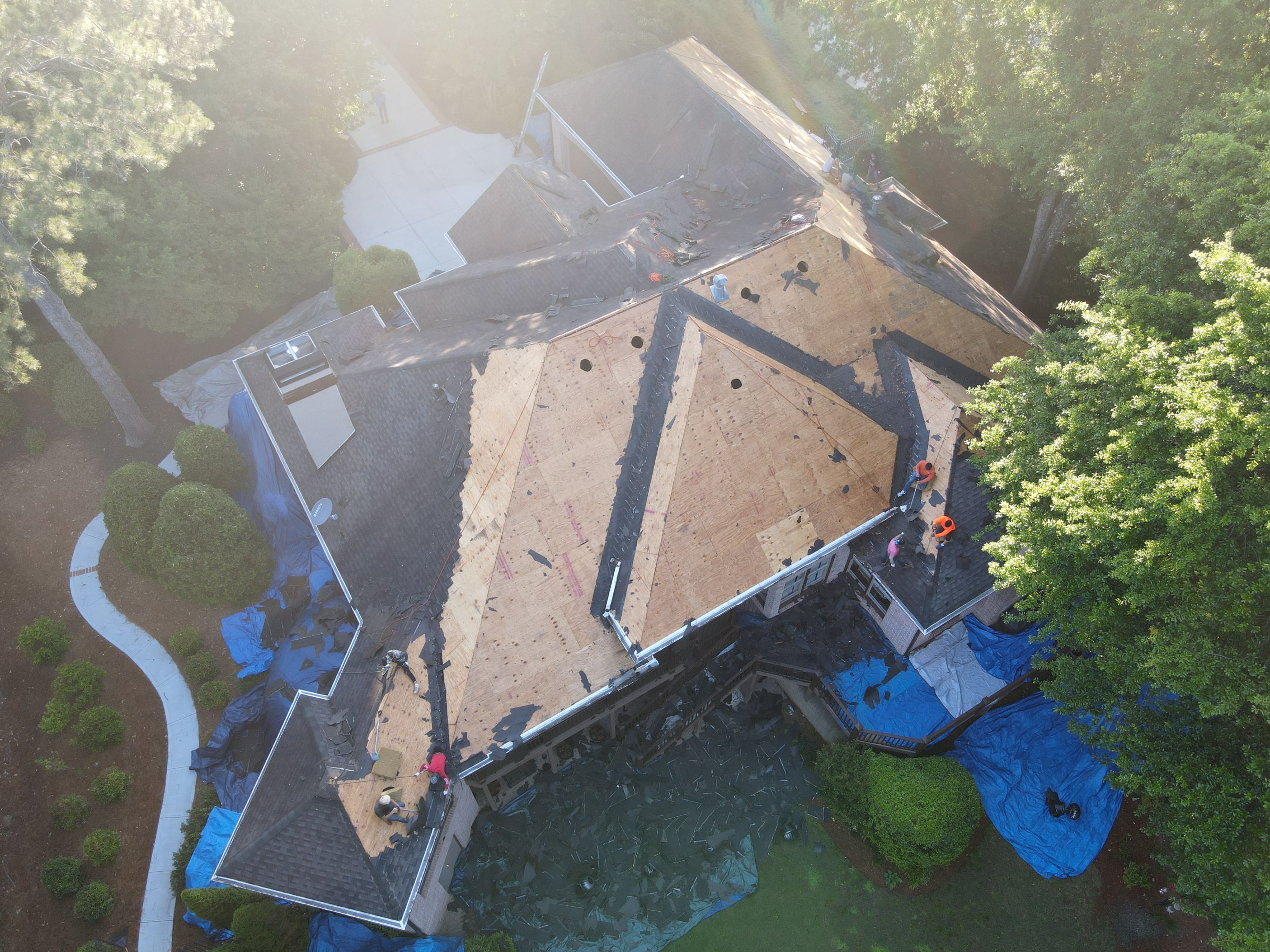 Residential Roofing Installation using Owens Corning by Inspector Roofing and Restoration
