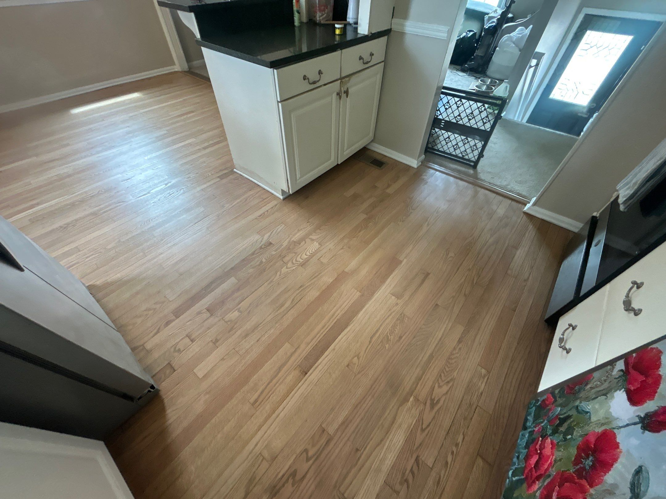 Hardwood Refinish Project in Crestwood by Footprints Floors Kentucky