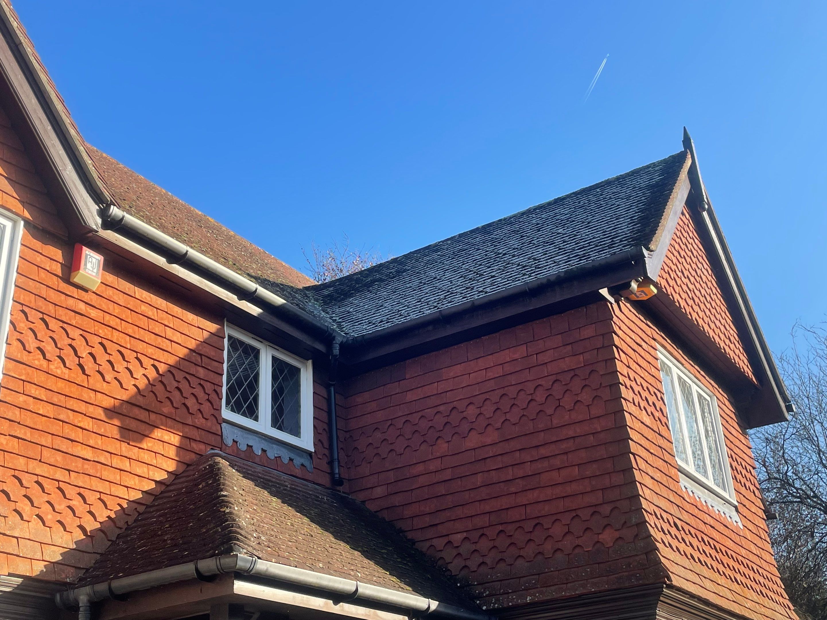 Roof Clean using Honda 15lpm Low Pressure Washing Machine by Ges Exterior Cleaning ltd